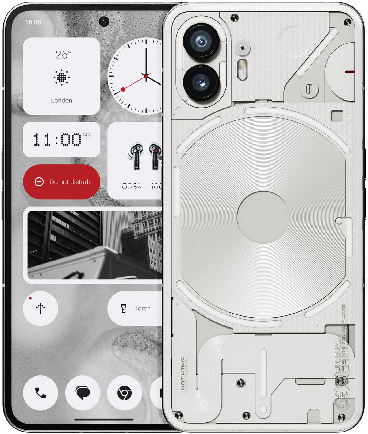 Nothing Phone (2) 5G   6.7    Ltpo Amoled Display, 512Gb + 12Gb Ram, Glyph Interface, Os 2.0, Unlocked Android Smartphone   Inte