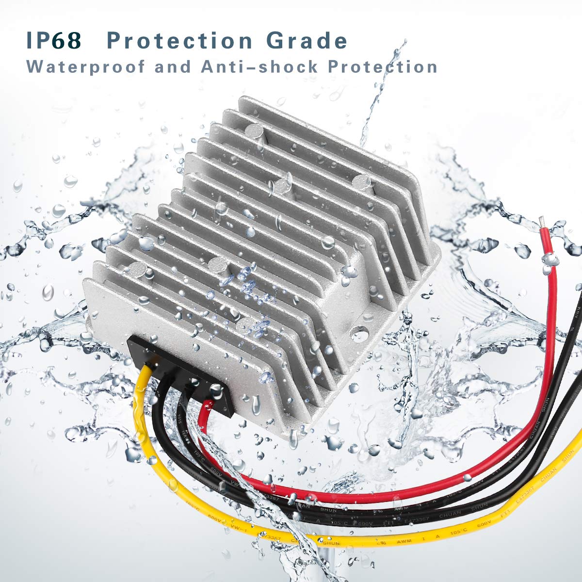 Supernight 10A 120W Golf Cart Converter 48V 36V To 12V Regulator Step Down Waterproof Dc/Dc Transformer For Golf Cart Power Modu