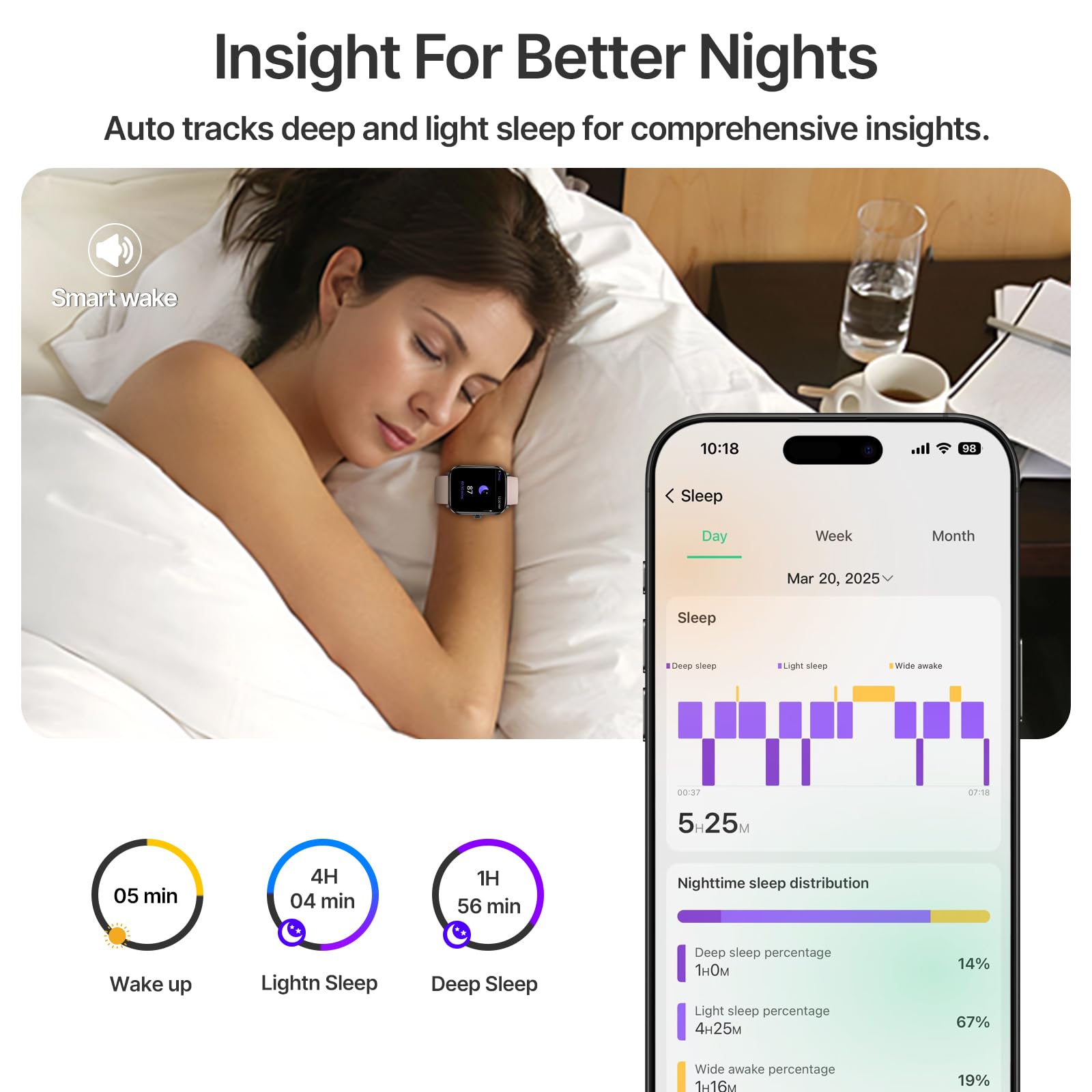 Smart Watch For Women(Answer/Make Call), 2025 New Smartwatch 1.83 '' Hd Fitness Watch With Gps Built-In, 100+ Sport Modes, Heart