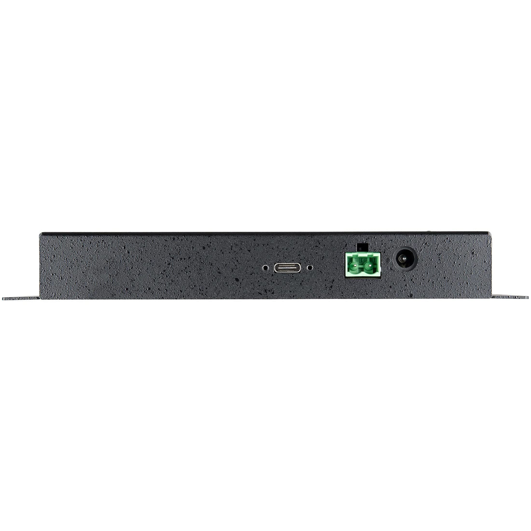Startech.Com 4 Port Usb C Hub 10Gbps   Metal Industrial Usb Type C Hub W/ 3Xusb A & 1Xusb C   Esd & Surge Protection   Usb C Or