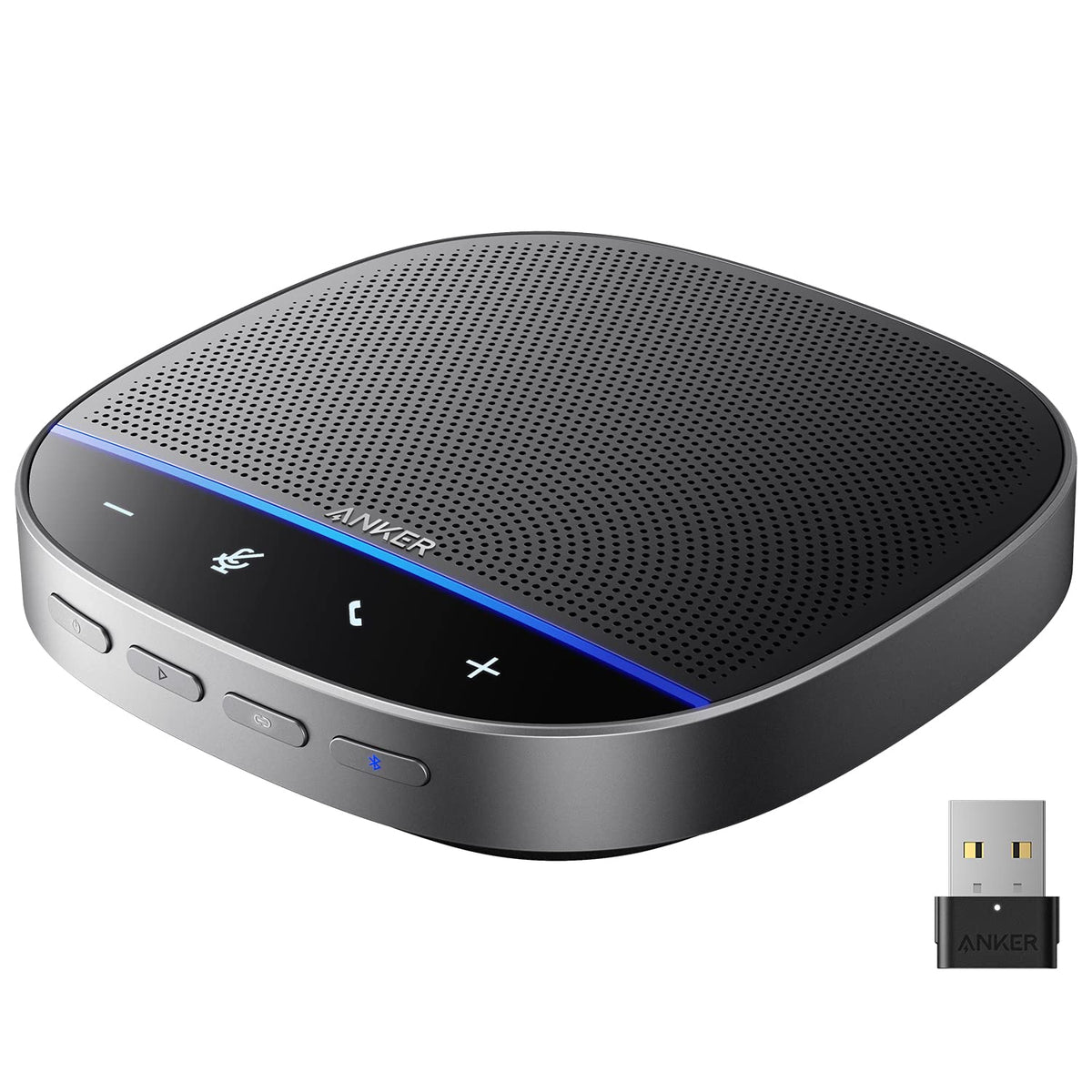 Anker Powerconf S500 Speakerphone With Zoom Rooms And Google Meet Certifications, Usb-C Speaker, Bluetooth Speakerphone For Conf