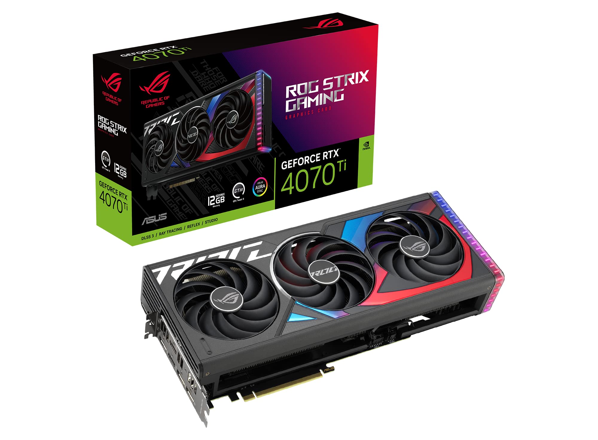 Geforce Rtx Font ASUS ROG Strix NVIDIA GeForce RTX 4070 Ti Gaming Graphics Card (PCIe 4. ...