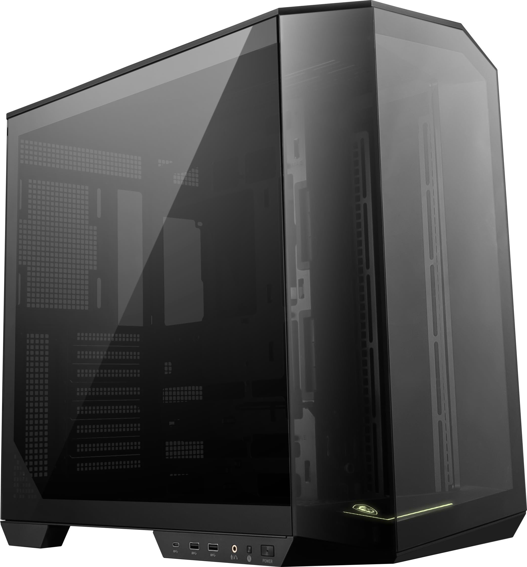 Msi Mag Pano 100L Pz   Premium Mid Tower Gaming Pc Case   Tempered Glass Side Panel   Liquid Cooling Support Up To 360Mm Radiato