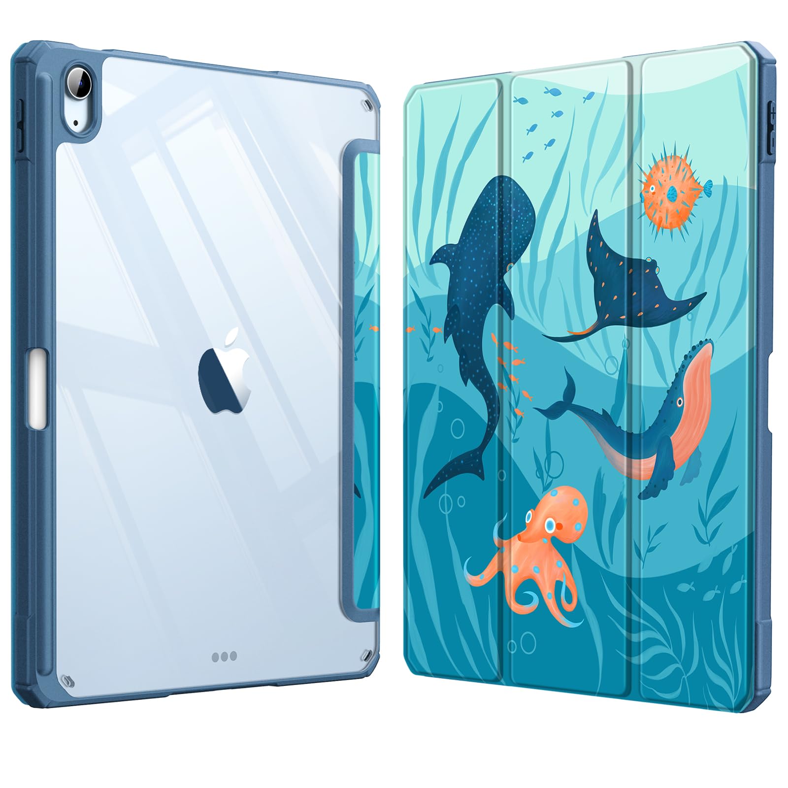Fintie Hybrid Slim Case for iPad Air 11-inch M4/M3/M2 (2026/2025/2024), iPad Air 5th/4th Generation (2022/2020) 10.9 Inch - Shoc