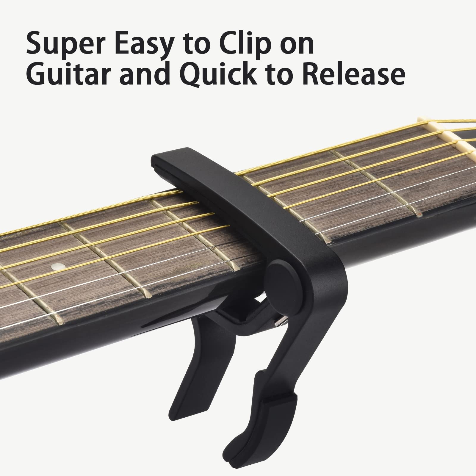 Guitar Capo, Capo For Acoustic Guitar, 2 Pack Guitar Capo For Electric Guitars, Bass, Buzzing Free, Quick Release, Easy To Use,