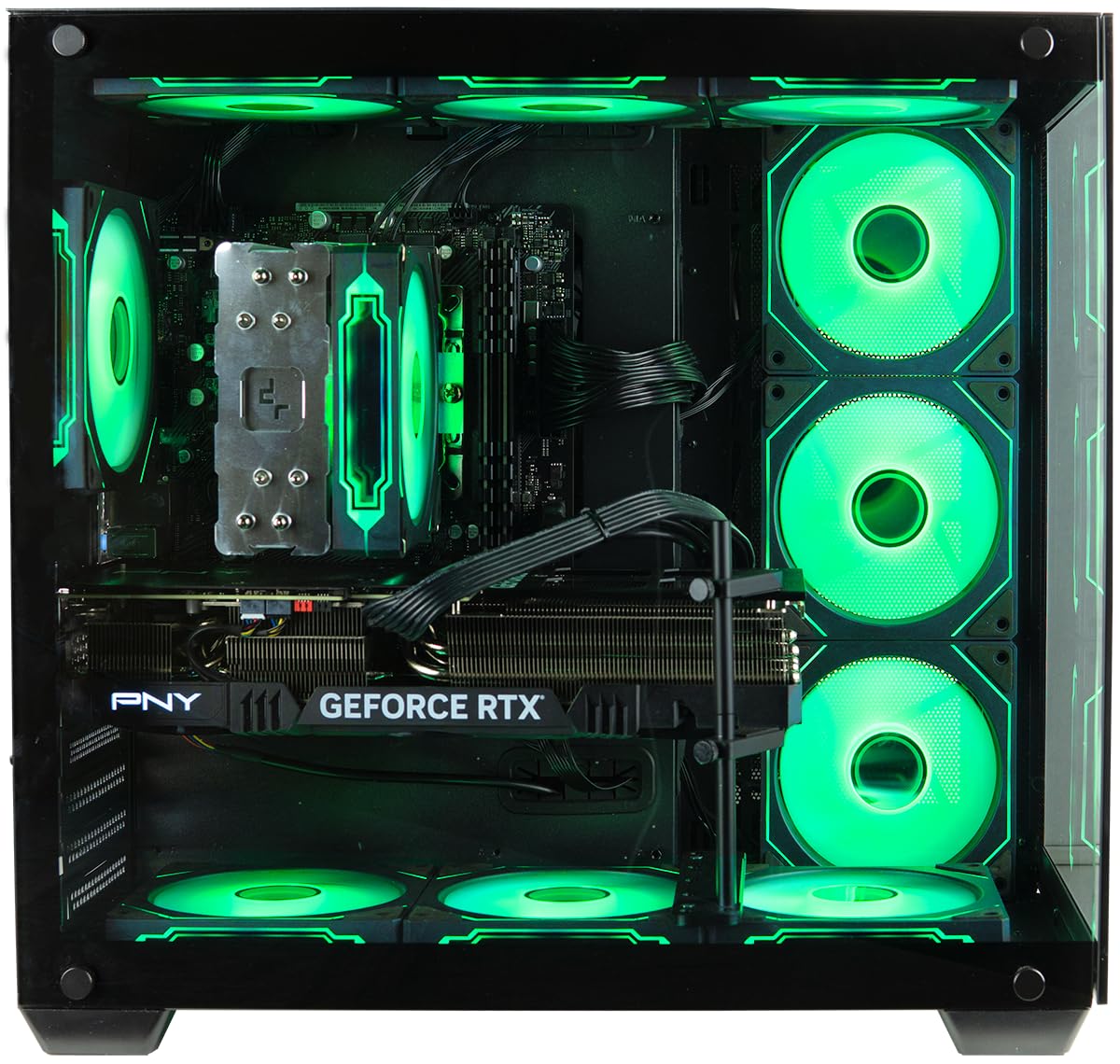 Panorama Rtx 4080 Super Gaming Pc Desktop   Amd Ryzen 7 9700X Processor, 32Gb Ddr4 Ram, 1Tb Nvme Gen4 Ssd + 3Tb Hdd, Wifi + Bt,