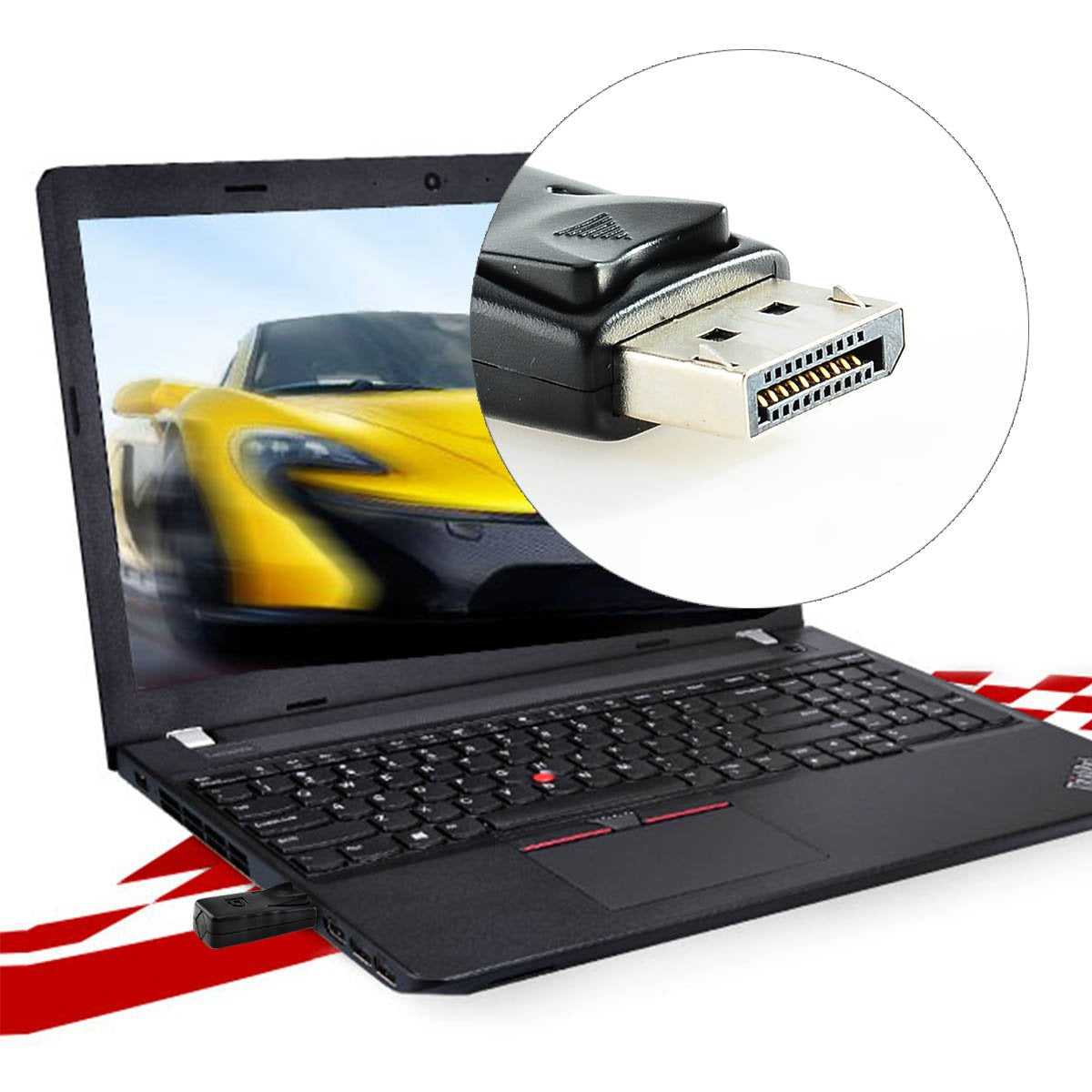 Xeyou Displayport Headless Ghost Display Emulator For Pc 4K Dp Dummy Plug (Fit Headless 3840X2160@17Hz)-3Pack