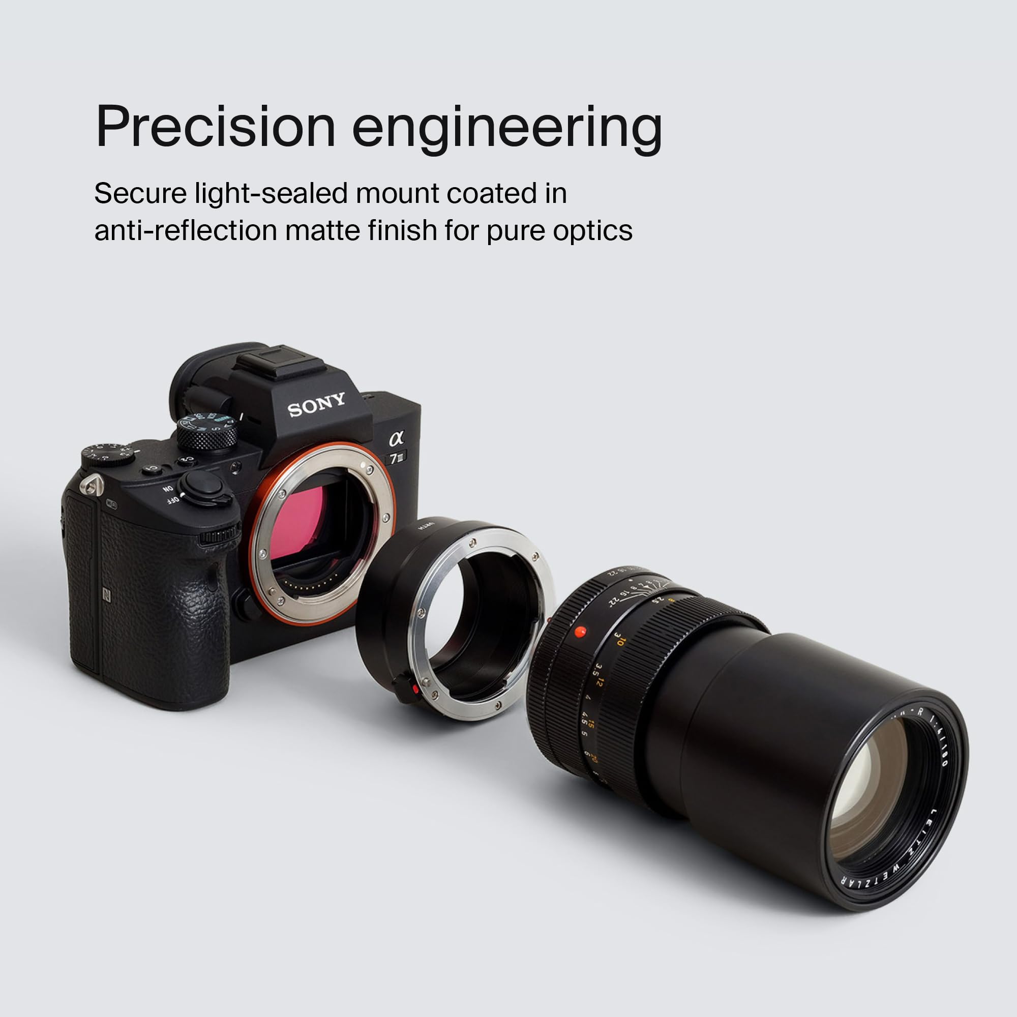 Urth Lens Mount Adapter: Compatible With Leica R Lens To Sony E Camera Body