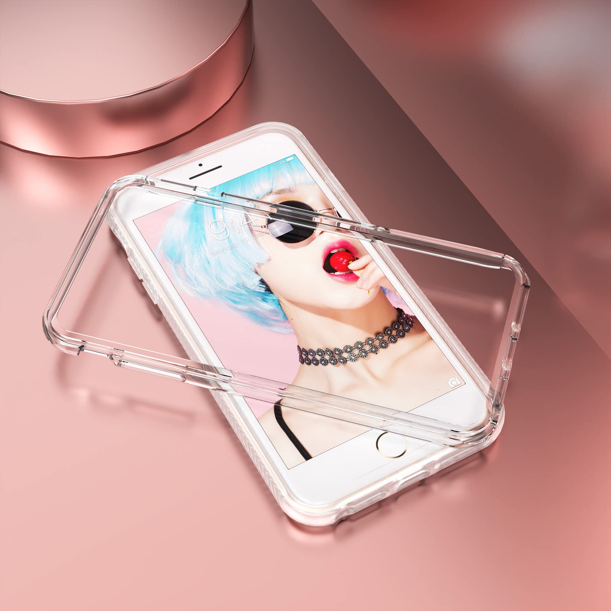 Idweel Iphone 8 Plus Case, Iphone 7 Plus Case, Full Body Durable Shockproof Case With Screen Protector Heavy Duty Shock Resistan