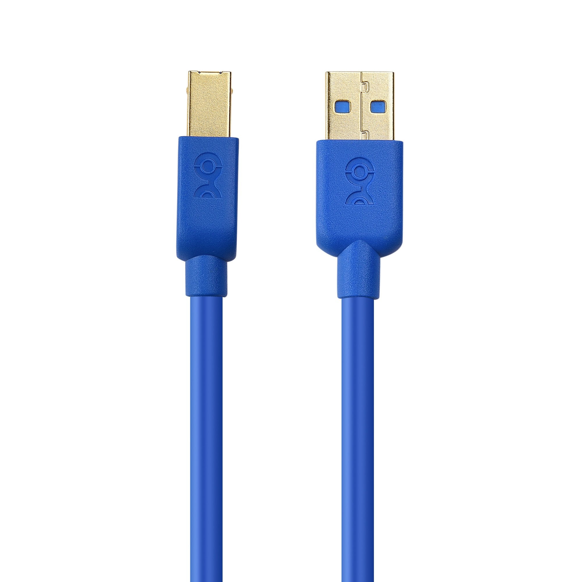 Cable Matters Long USB 3.0 Cable (USB 3 Cable, USB 3.0 A to B Cable) in Blue 10 ft