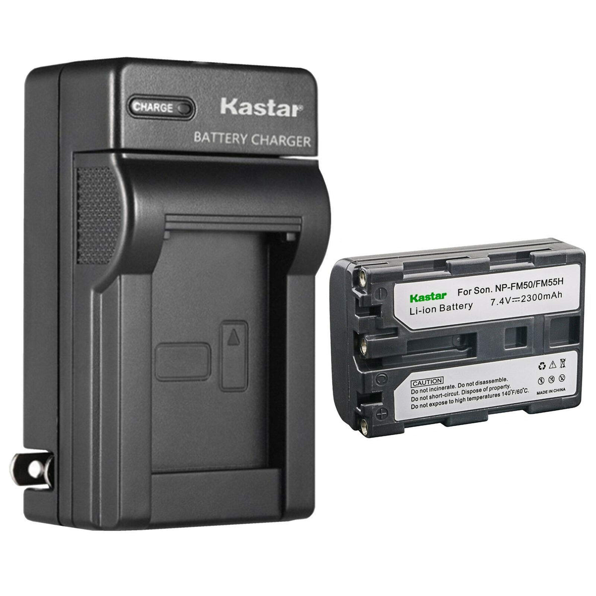 Kastar 1 Pack Battery And Ac Wall Charger Replacement For Sony Np Fm30, Np Fm50, Np Fm55H, Np Qm50, Np Qm51, Np Fm70, Np Fm71, N