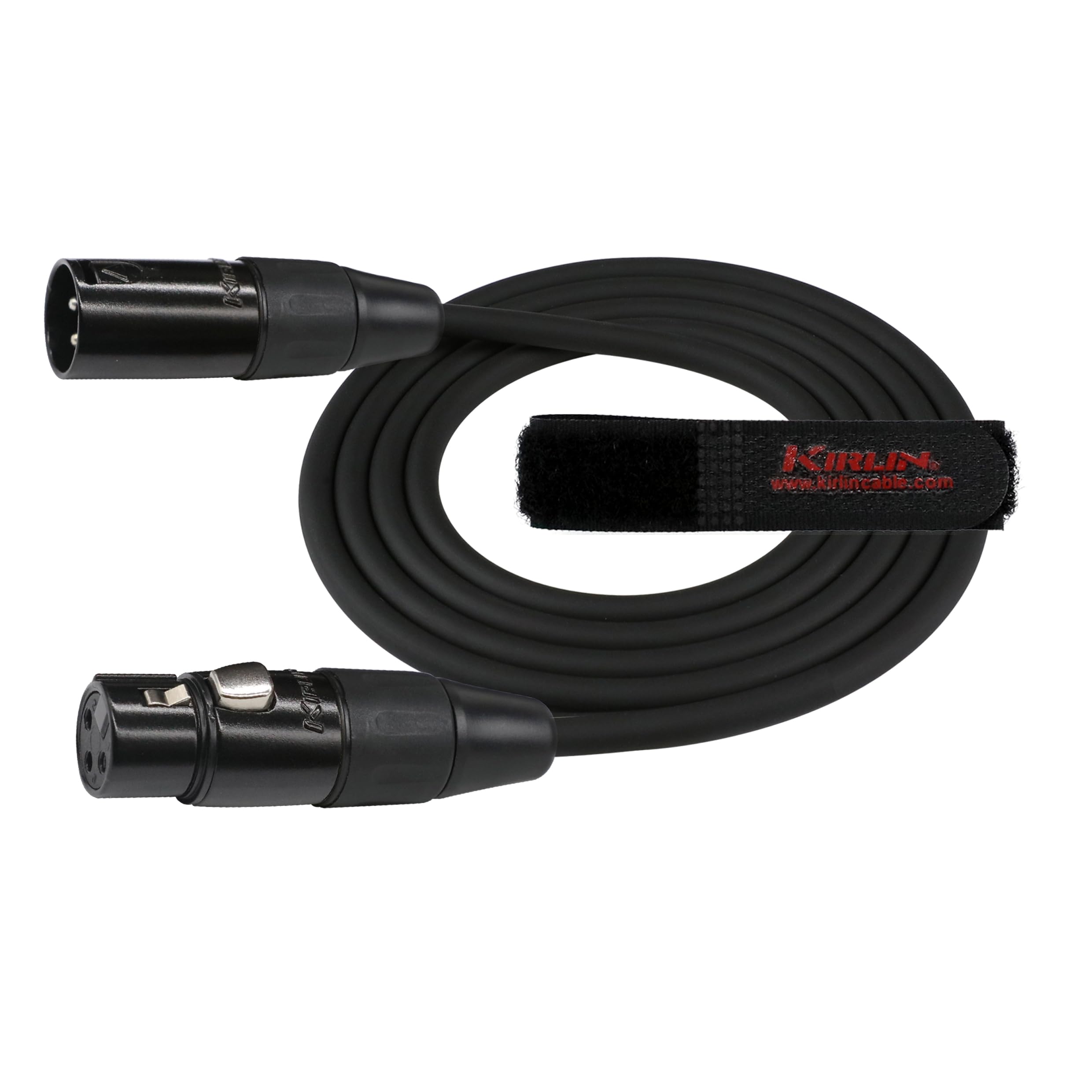 Kirlin Cable Mpc Microphone Cable, Xlr, Black, 25Ft (Mpc 270Pb 25/Bk)