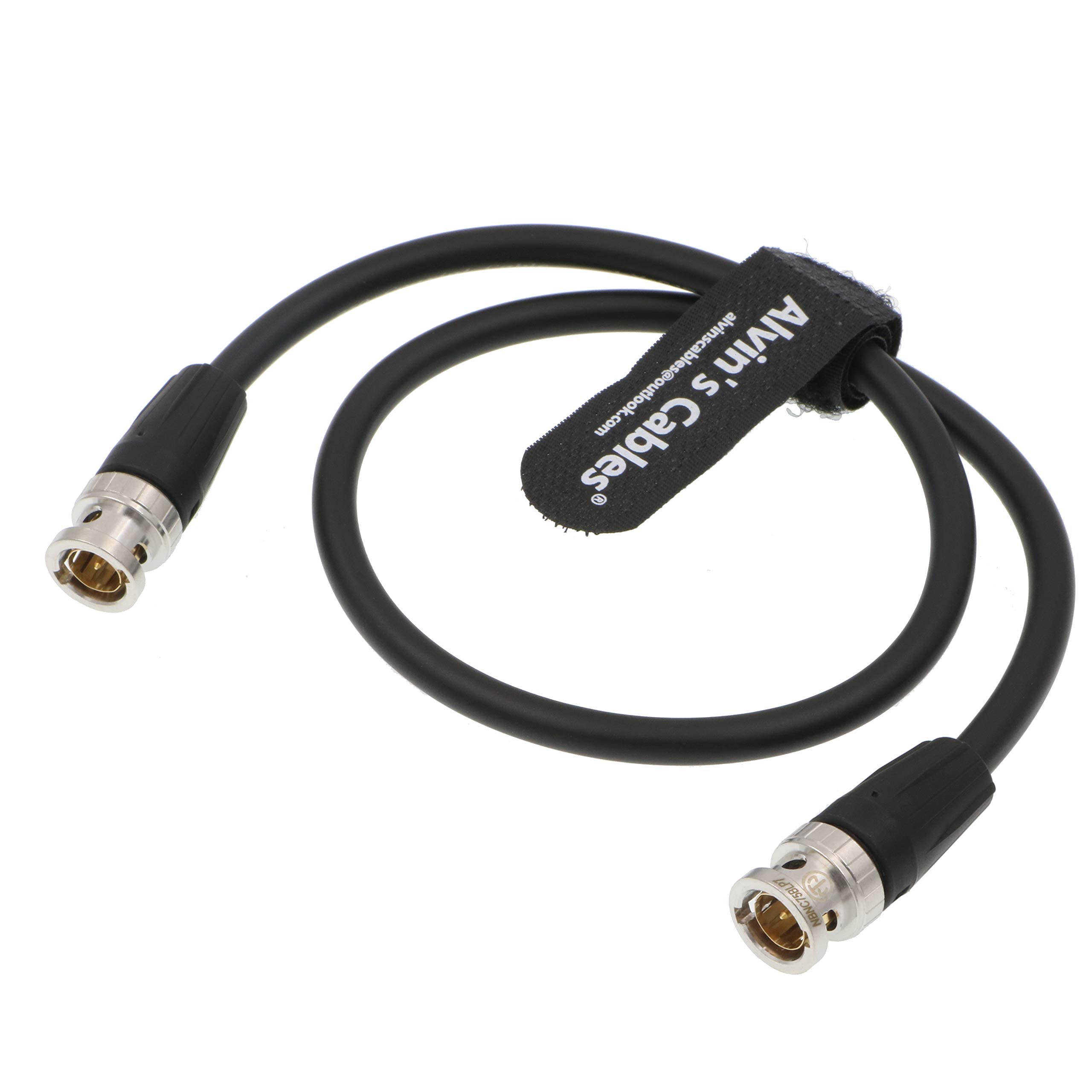 Alvin'S Cables 12G Sdi Cable Hd Sdi Bnc To Bnc Male Video Coaxial Cable For 4K Video Camera 50Cm| 19 Inches