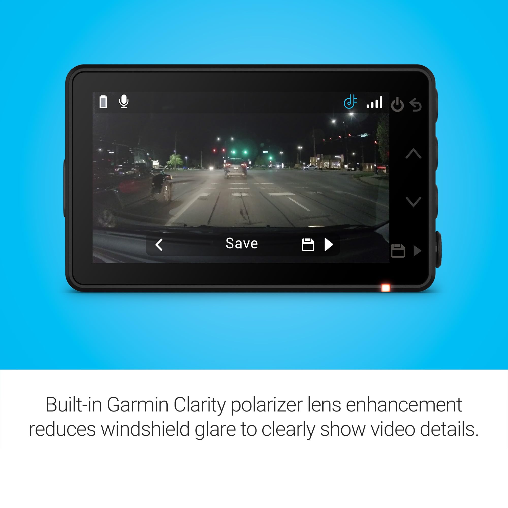 Garmin Dash Cam X110, Compact 1080P Hd Dash Cam With A 140 Degree Field Of View, Built In Clarity Polarizer, Voice Controlled, G