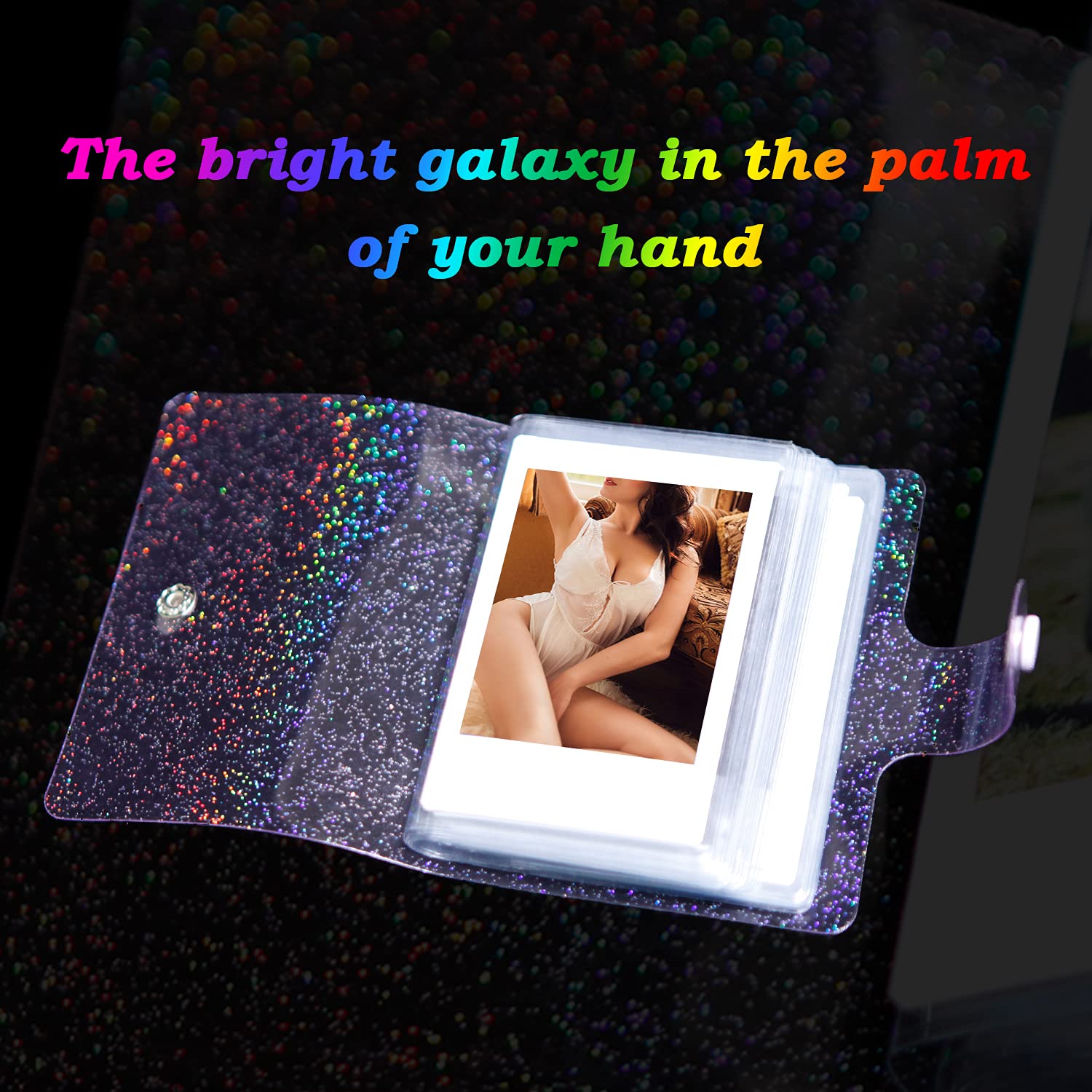 2Packs 36 Pockets 2X3 Photo Album For Fujifilm Instax Mini 12 11 9 8+ 8 7S 99 90 70 50S 40 26 25 Camera, Polaroid Snap, Z2300, S