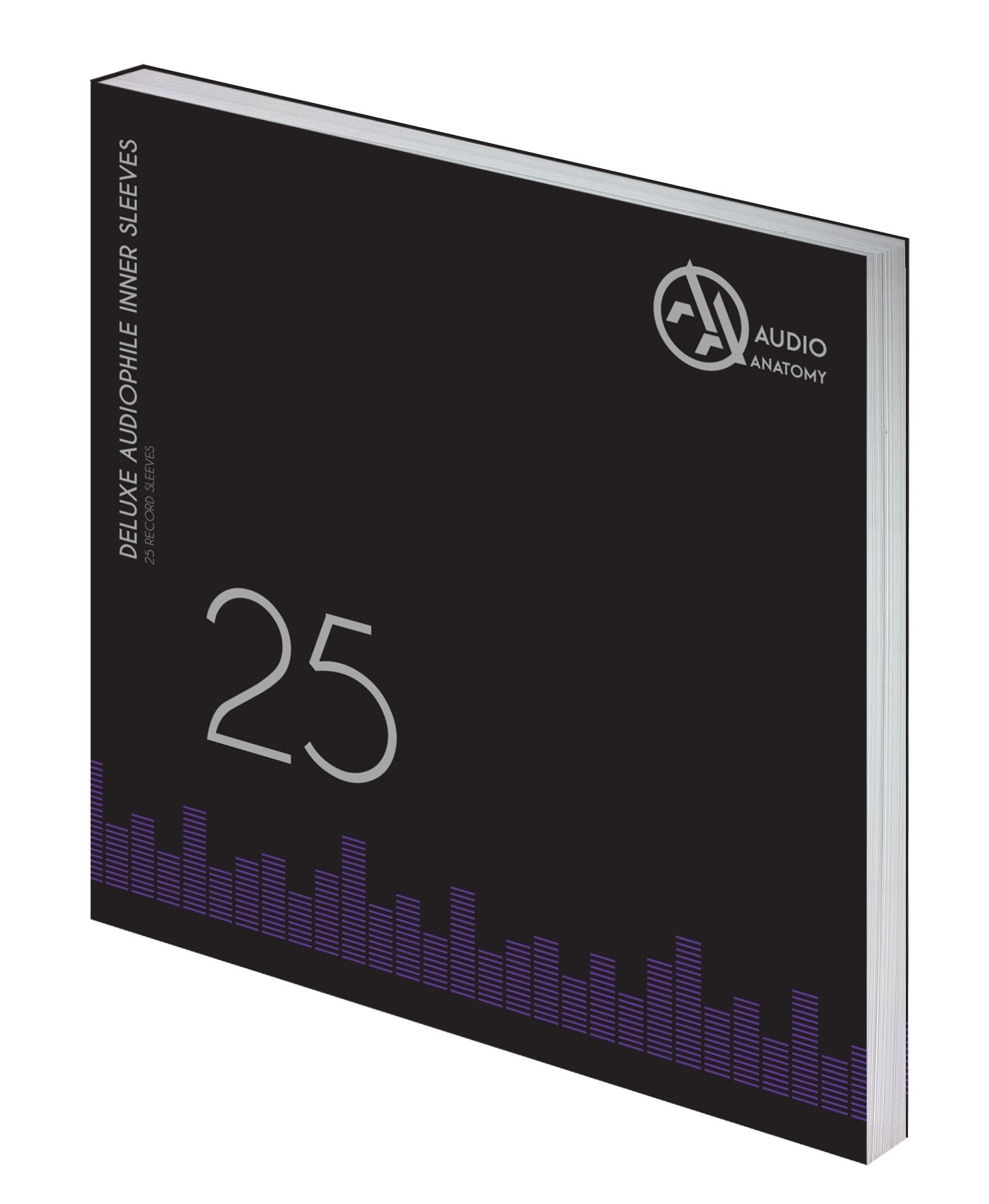 Audio Anatomy Vinyl Inner Sleeves 12   White, 25 Pieces