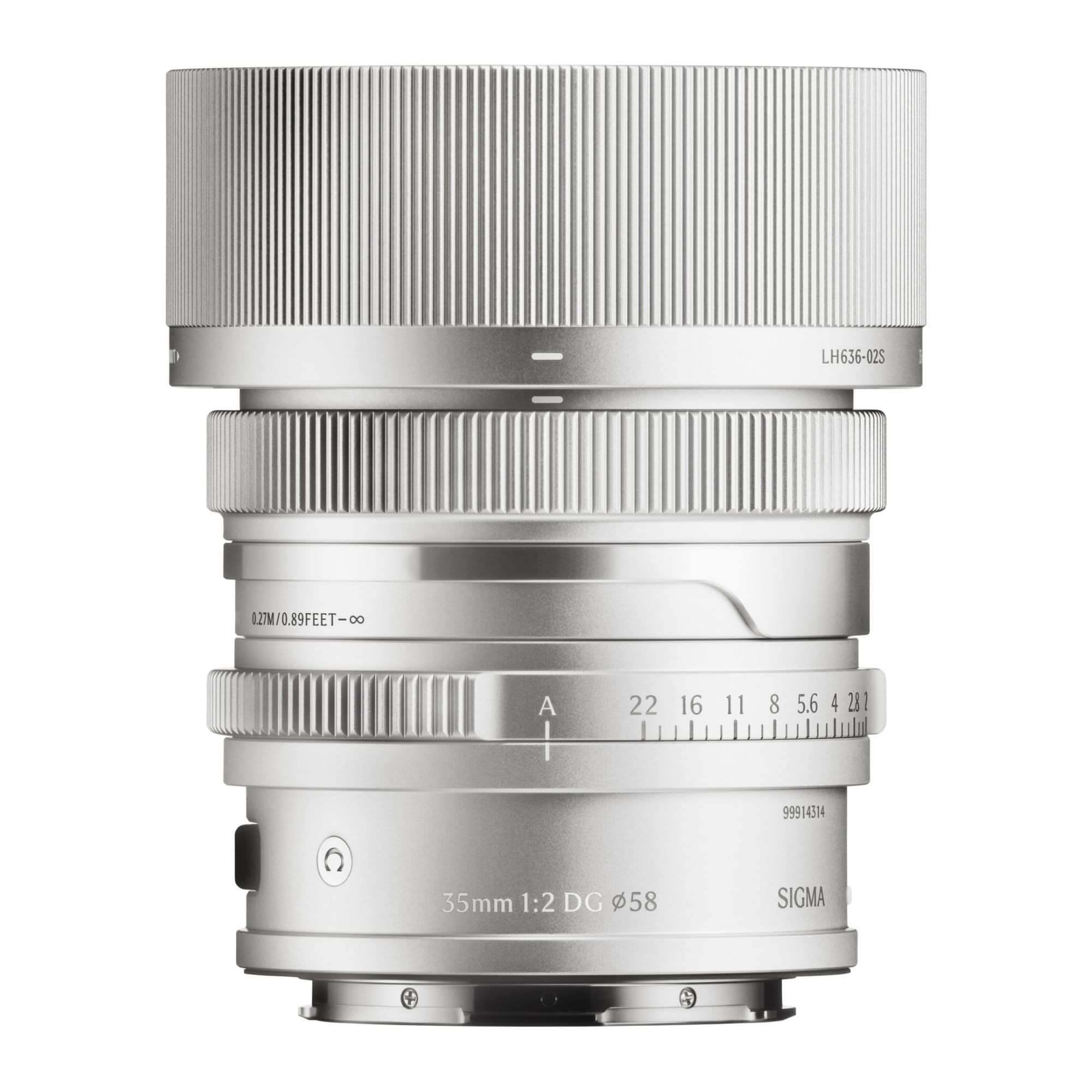 Sigma 35mm F2 DG (Silver) | Contemporary for L Mount