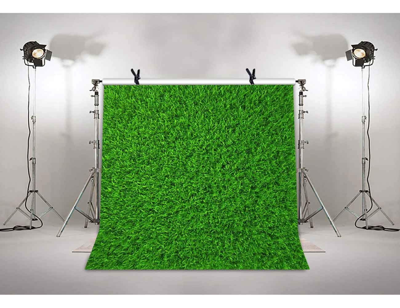 Nature Green Grass Backdrops For Photography 6X6Ft Spring Realistic Grass Lawn Backgrounds For Baby Shower Birthday Party Photos