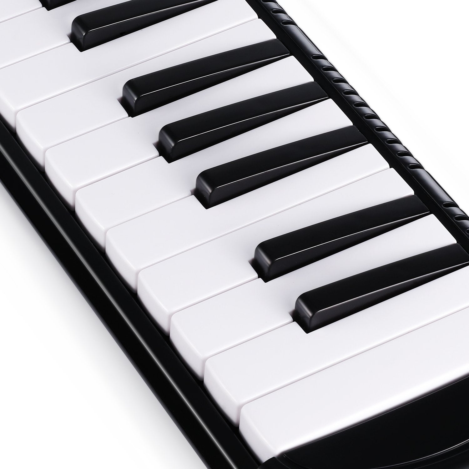 Eastar 37 Keys Melodica Instrument, Soprano Melodica Air Piano Keyboard Pianica With 2 Soft Long Tubes, Short Mouthpieces, Carry