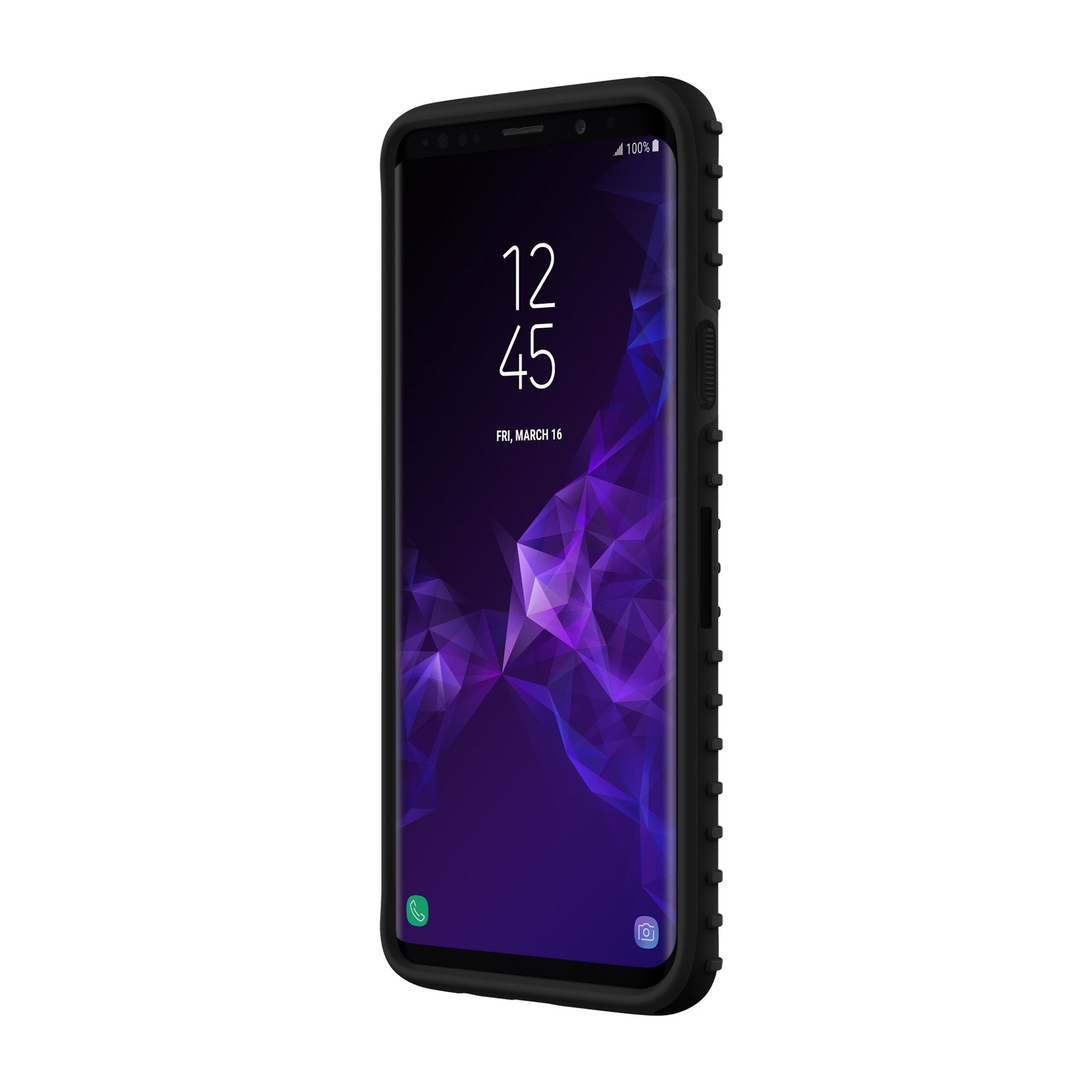 Under Armour Ua Protect Grip Case For Samsung Galaxy S9+   Black/Black (Uasa 015 Blk)