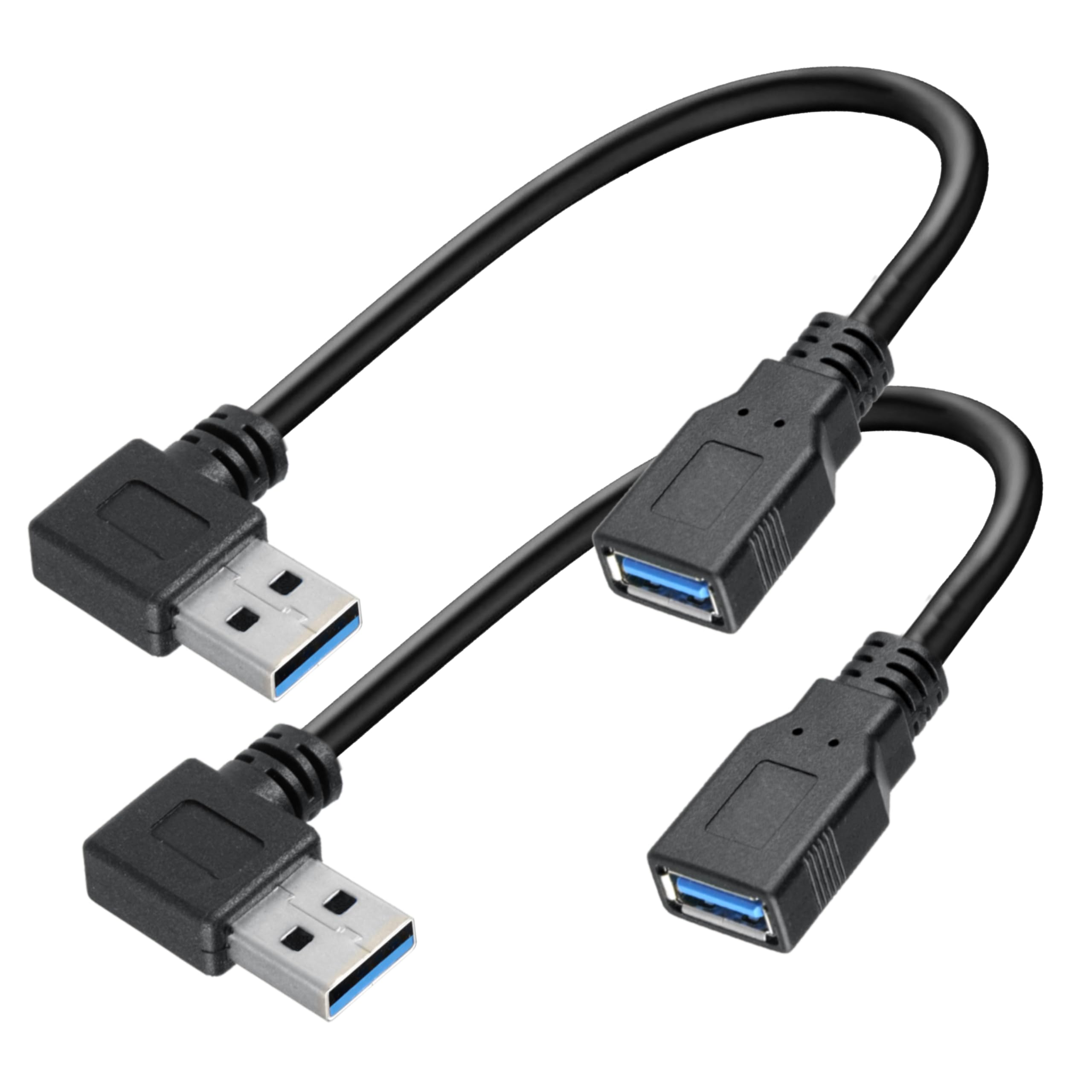 Saitech It 2 Pk 15Cm Usb 3.0 Extension Cable Type A Male To Female High Speed Connection, Extension Cable Convertor Adapter Exte