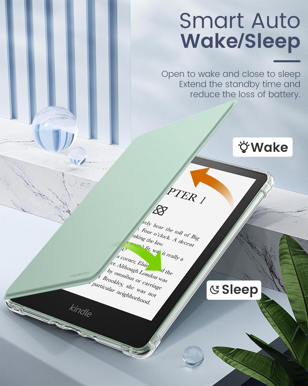 Moko Case For 6.8'' Kindle Paperwhite 11Th Generation 2021 & Kindle Paperwhite Signature Edition, Ultra Clear Soft Flexible Tran