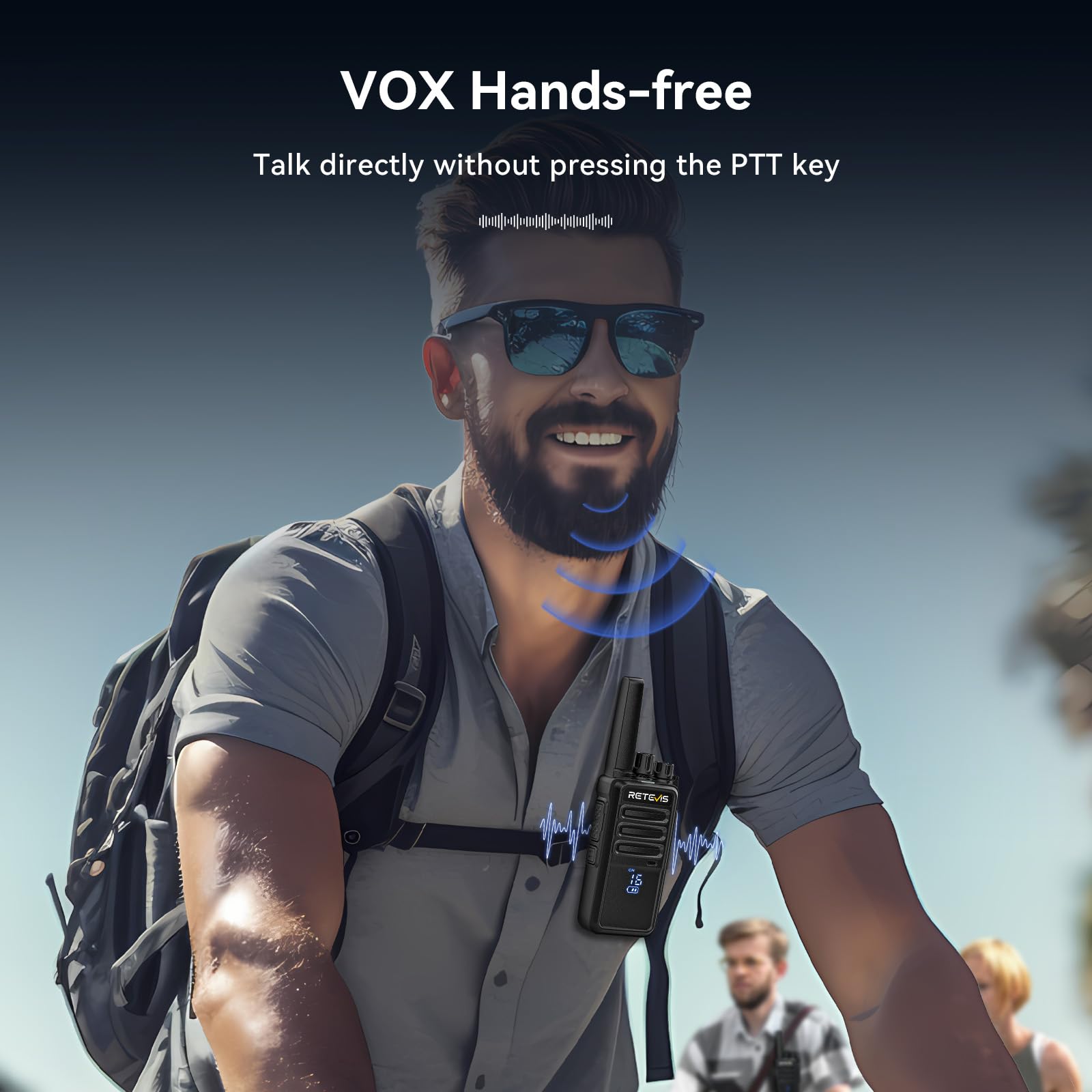 Retevis Rt68H Walkie Talkies For Adults,2 Way Radio Long Range, Intuitive,Channel,Power Display,Vox Hands Free,Keylock,Rugged Tw