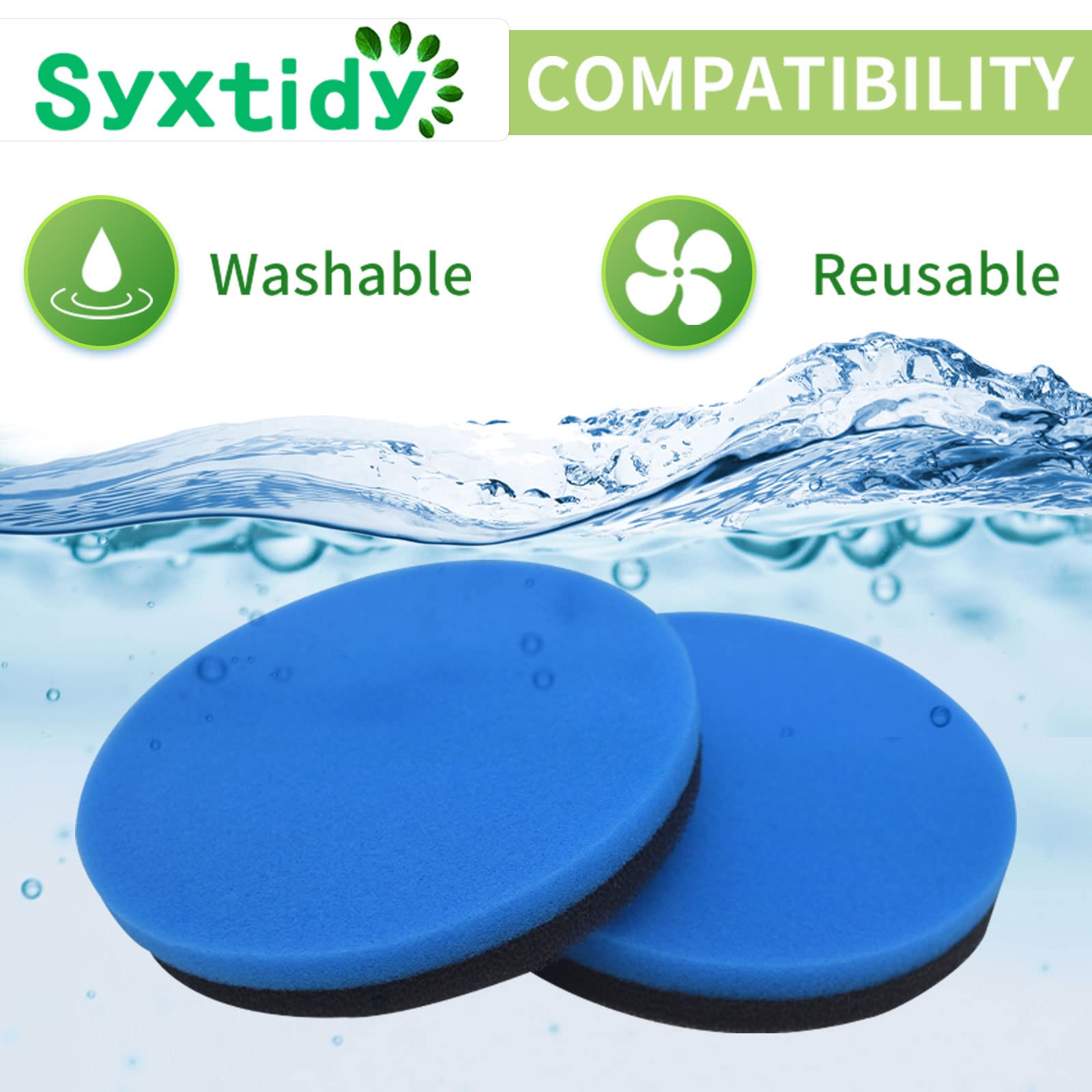 4 Pack Replacement Filter For Bissell Febreze Style 1214 Cleanview & Powerglide Pet,Cleanview Swivel Rewind Filters,Part No.1214