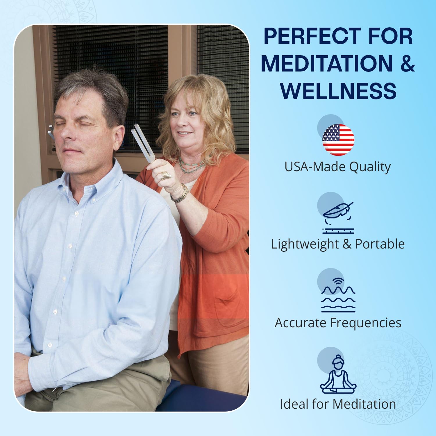 Angel Tuning Forks For Healing - Made In The Usa - 4160 Hz, 4225 Hz & 4096 Hz (Aka Crystal Tuner), Connect With Higher Energies