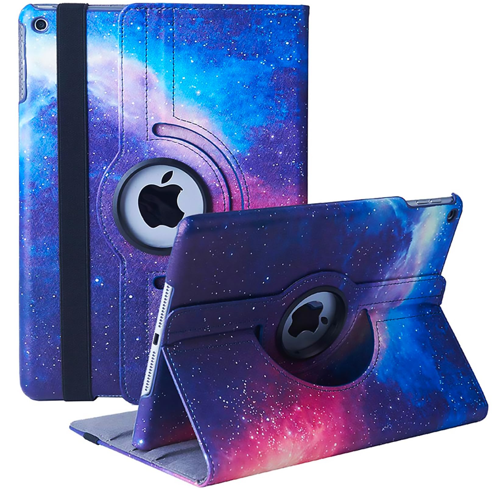 Hsxfl Rotating Case For Ipad 9Th/8Th/7Th Generation   360 Degree Protective Ipad Covers 10.2 Inch With Auto Sleep/Wake Function,