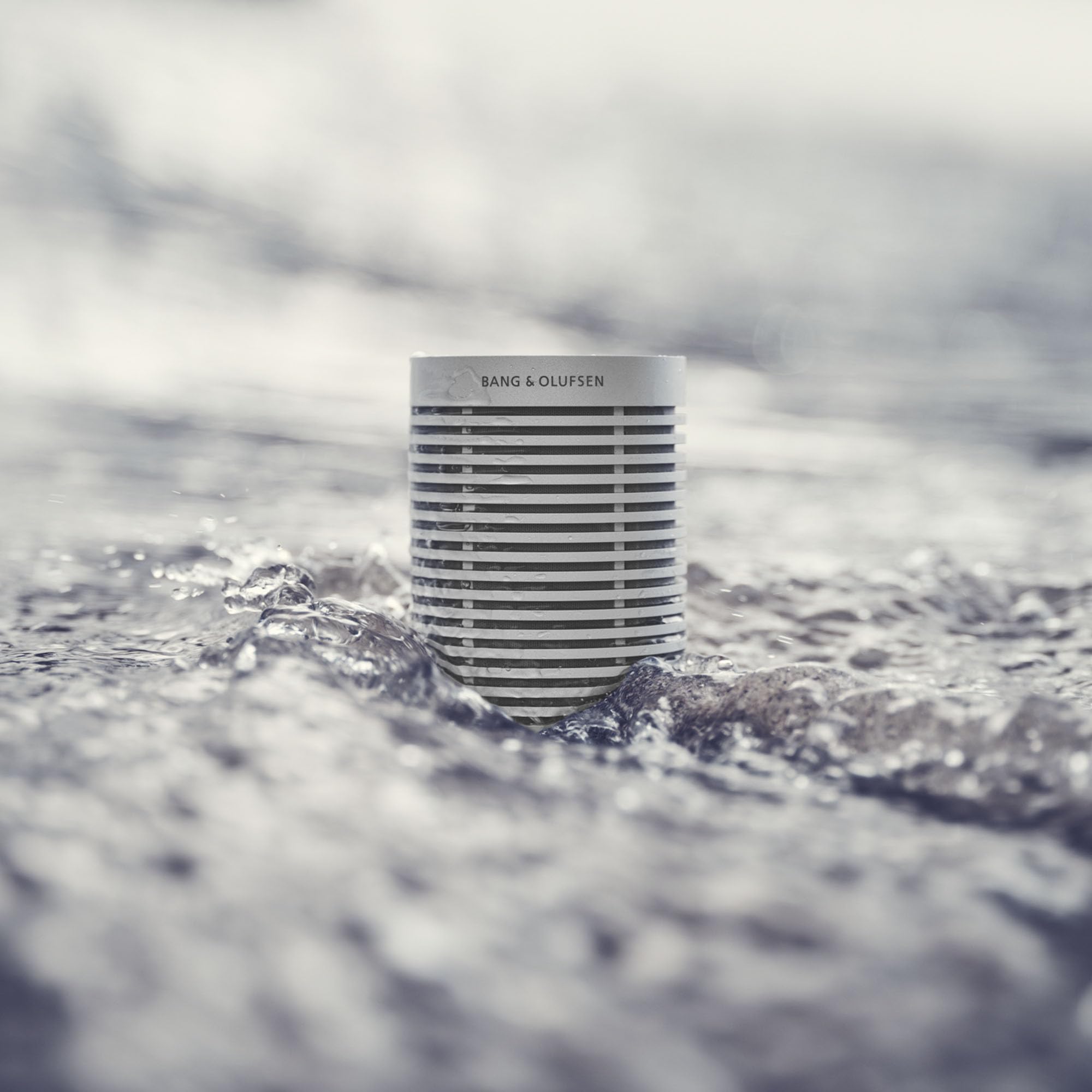 Bang & Olufsen Beosound Explore   Wireless Outdoor Bluetooth Speaker, Ip 67 Dustproof And Waterproof, Grey Mist