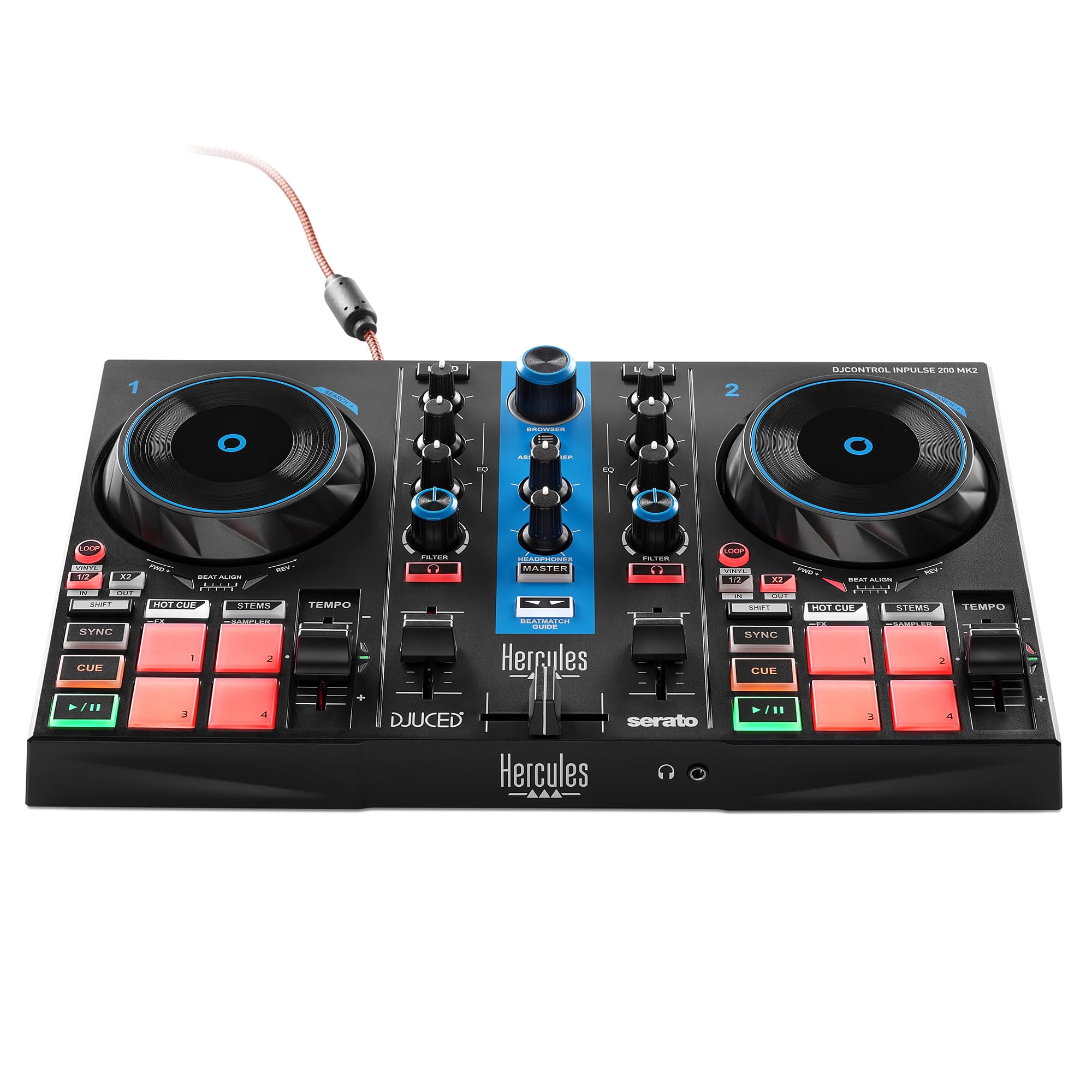 Djcontrol Inpulse 200 Mk2 Arctic Blue