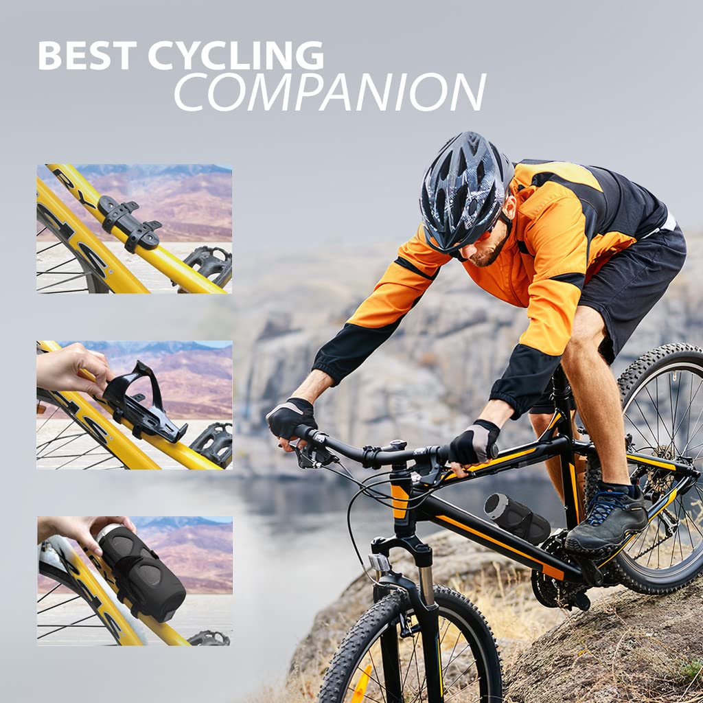 Avantree Cyclone   Portable Bluetooth Bike Speaker With Bicycle Mount, Sd Card Slot, 10W Bass Enhanced Audio, And Splashproof/Sh