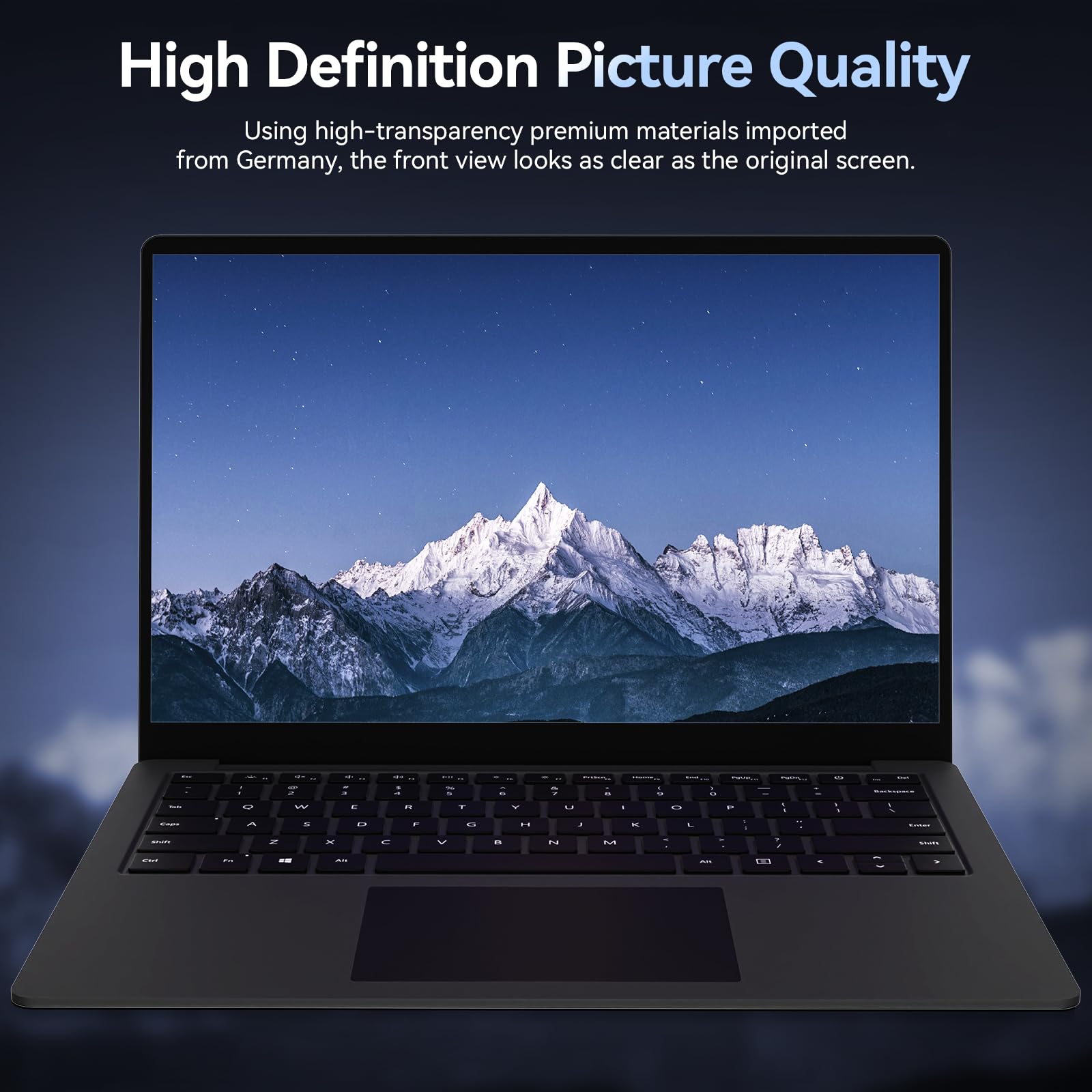 Protescreen 16 Inch Laptop Privacy Screen - Anti-Glare Blue Light Filter for Lenovo, HP, Dell, Acer, Asus - 16:9 Removable Shield