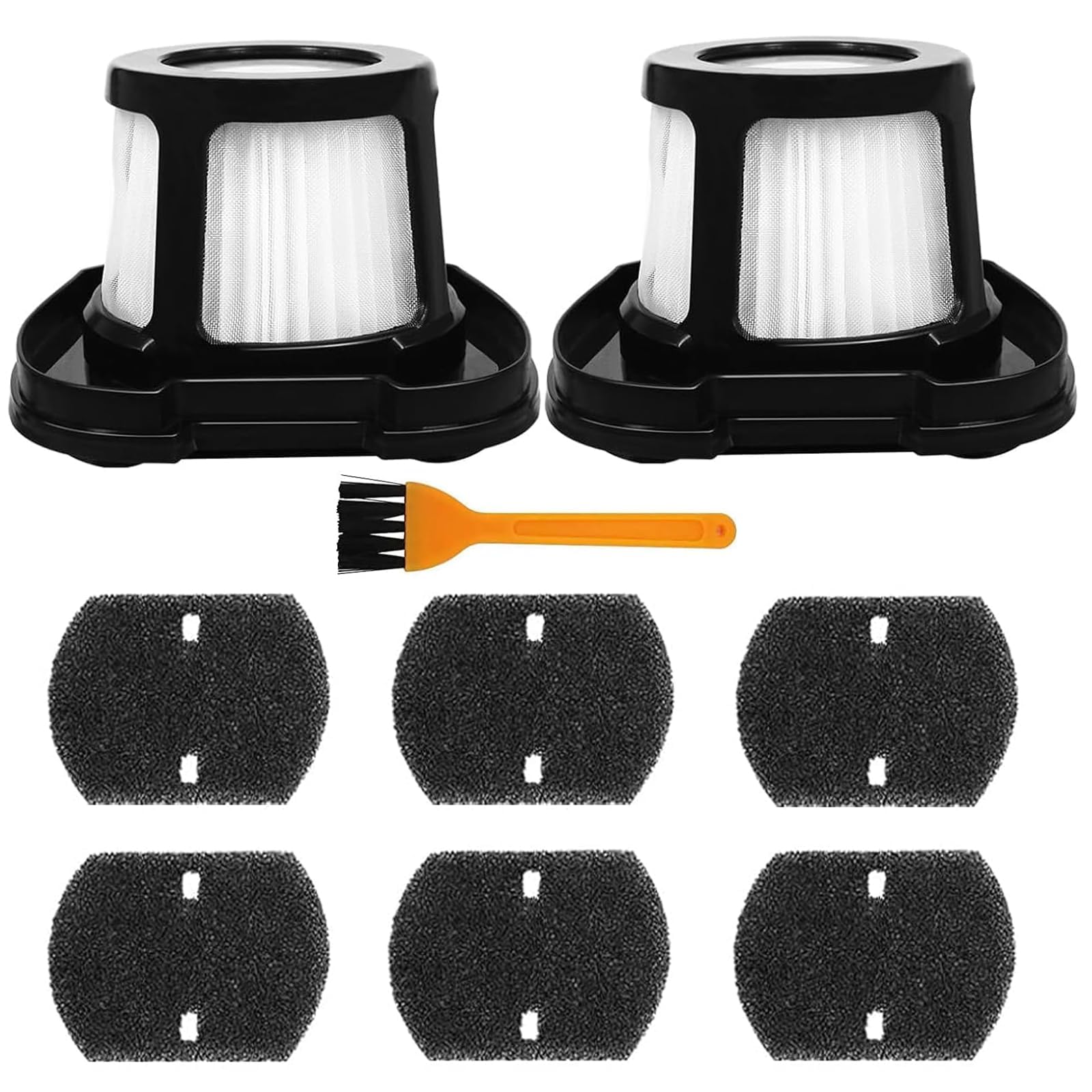 2284W Filter Compatible With Bissell Pet Hair Eraser Hand Vacuum 2284W, 2390, 2389, 2390A, Replace Parts For 1614212, 1614203, 1