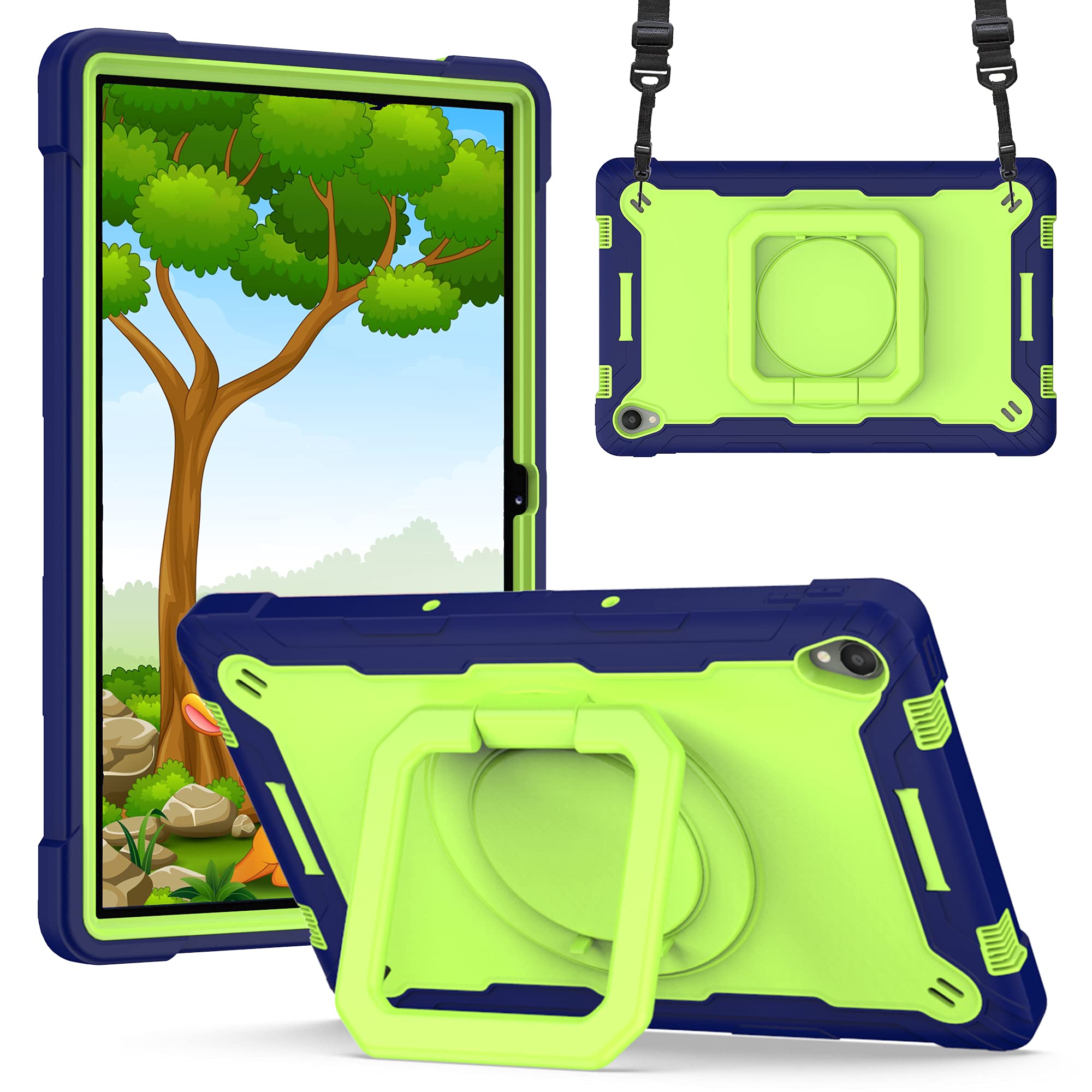 Tda Trading Case For Lenovo Tab P11 / Lenovo P11 Plus 11 Inch Case (Model: Tb J606F Tb J606X Tb J616F) Hybrid Shockproof 360 Rot