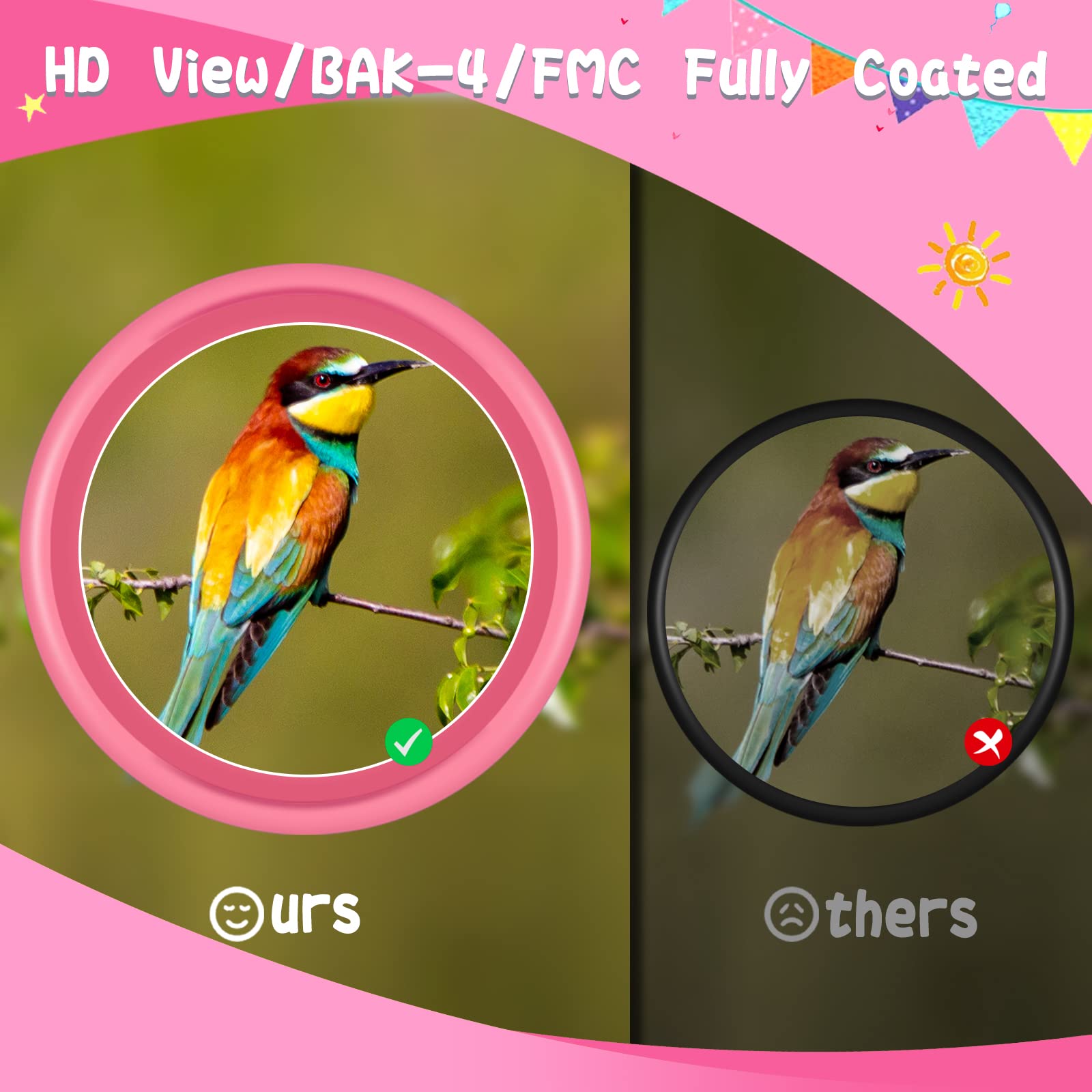 Binoculars For Kids,Dazftiey 8X21 High Resolution Shockproof Lightweight Binoculars Compact Kids Binoculars For 3 12 Years Boys