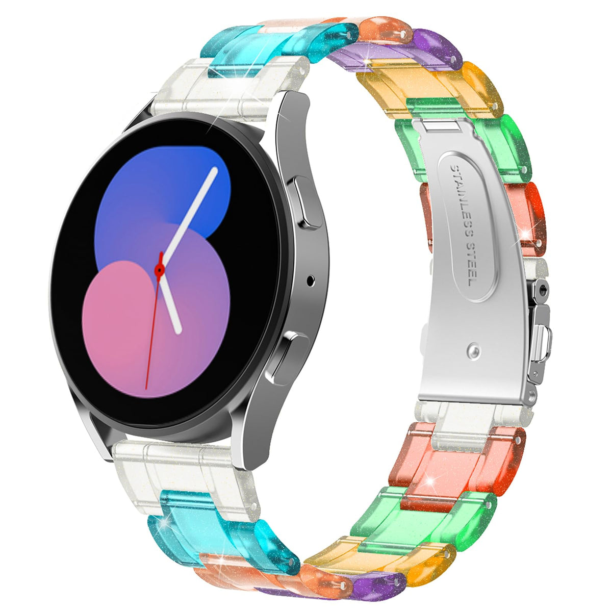 Halljoy For Galaxy Watch 5 Band For Women, Lightweight Resin Band Strap For Samsung Galaxy Watch 4,5 40Mm 44Mm, Galaxy Watch 5 P