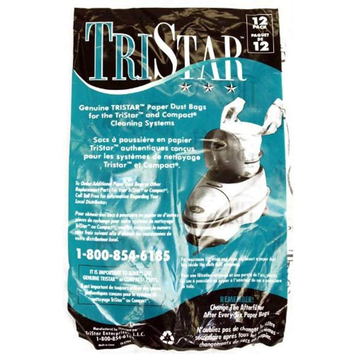 Tristar Enterprises, Llc 70305 Paper Bag, Compacttristar 12 Pk , White