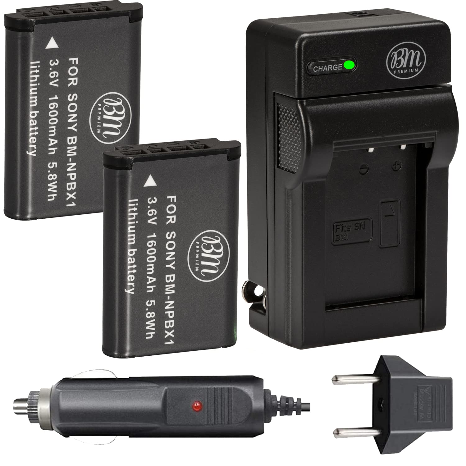 Bm Premium 2 Np Bx1 Batteries And Charger For Sony Cybershot Zv 1 Ii, Dsc Rx100, Rx100 Ii, Rx100 Iii, Rx100 Iv, Rx100 V, Rx100 V