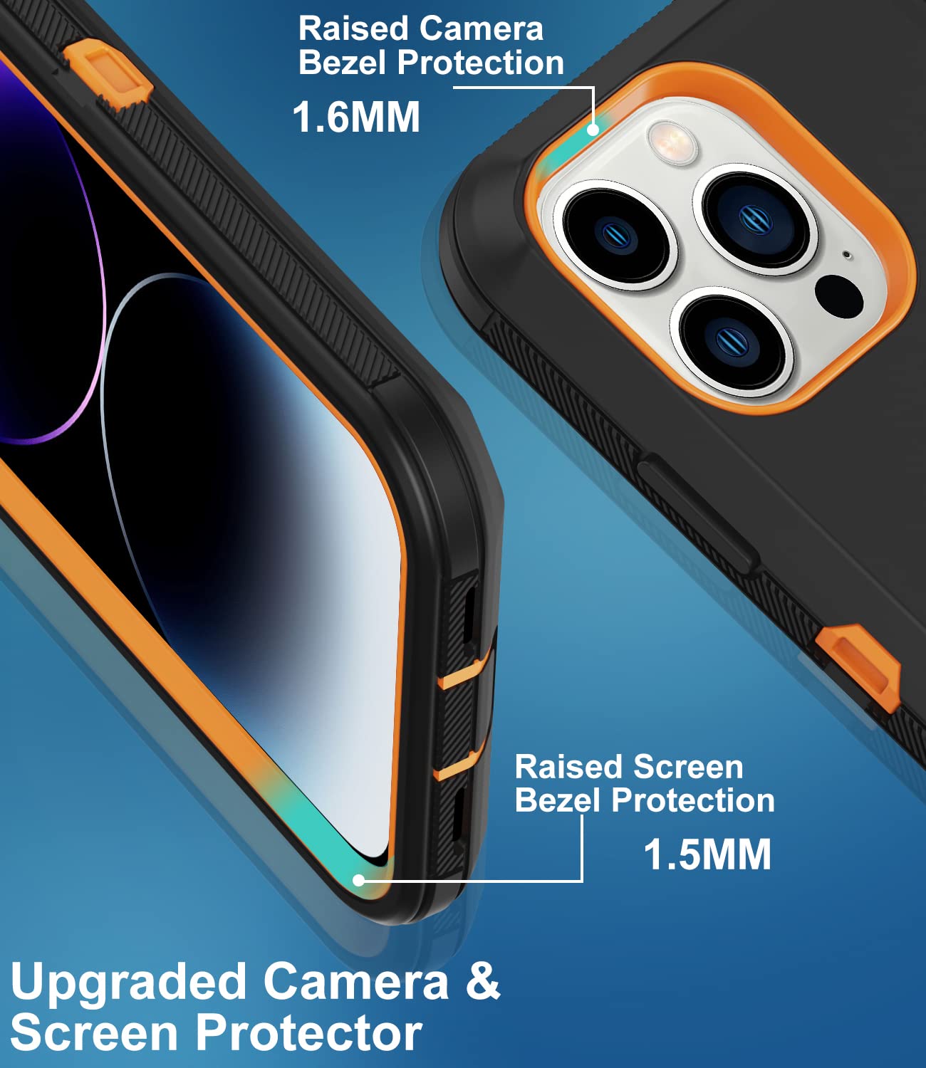 Aimoll 88 For Iphone 14 Pro Max Case 6.7 Inch, With Built In Screen Protector Heavy Duty Drop Protection,Full Body Rugged Shockp