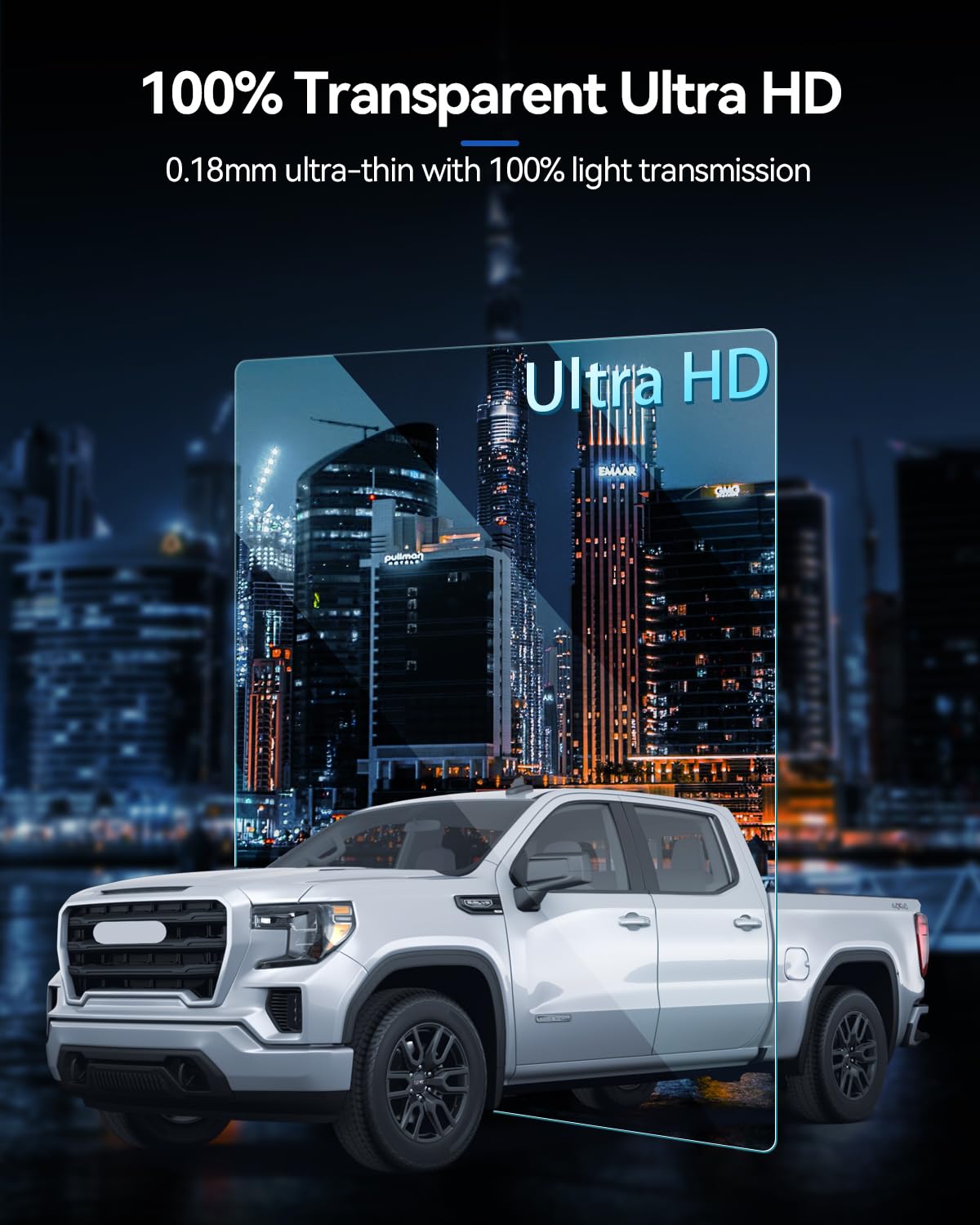 Lantu 2 Pack Sierra Screen Protector For Gmc Sierra Accessories Anti Reflective Nano Film Fits 2022 2024 Sierra 1500&2024 Sierra