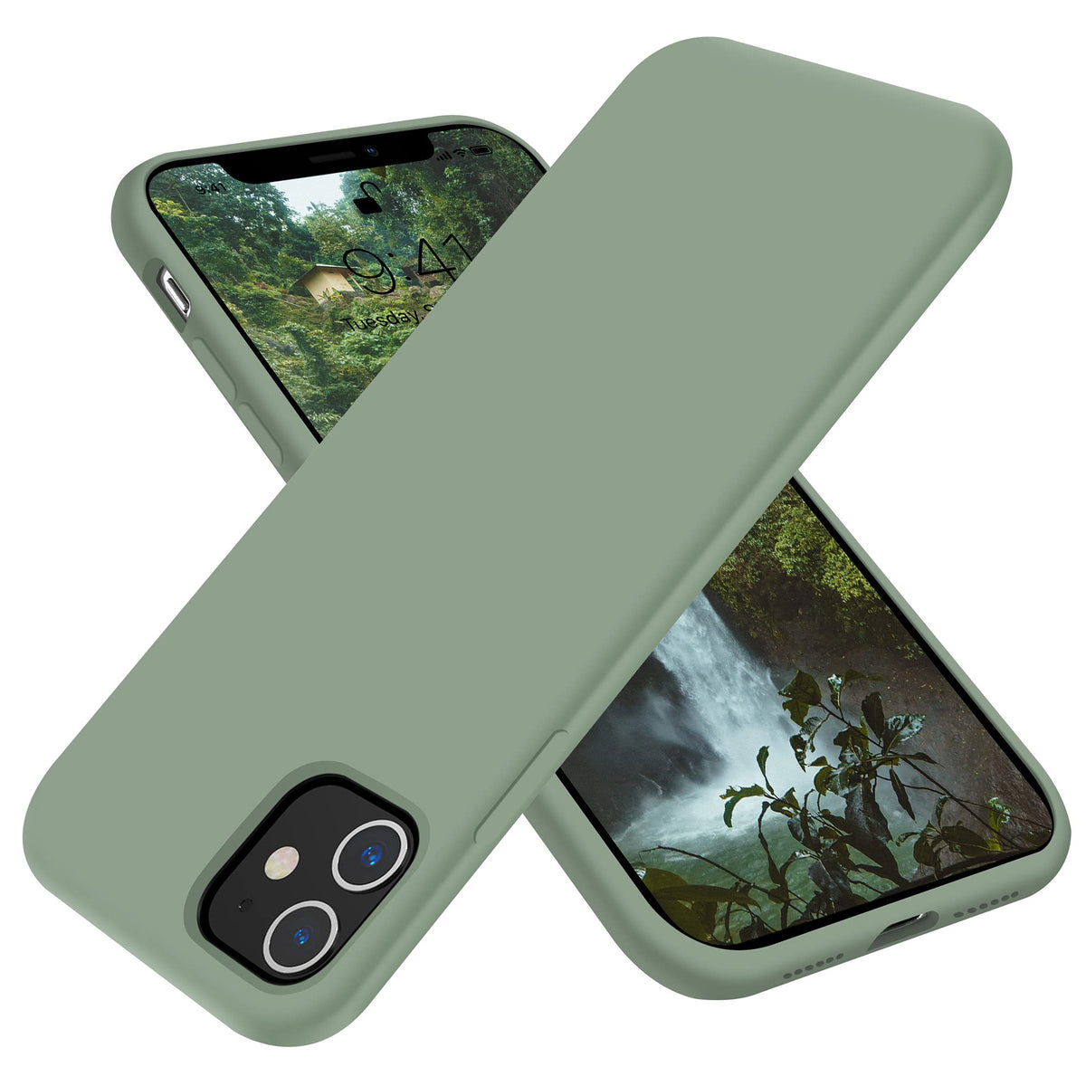 Otofly Designed For Iphone 11 Case,[Silky And Soft Touch Series] Premium Soft Liquid Silicone Rubber Full-Body Protective Bumper