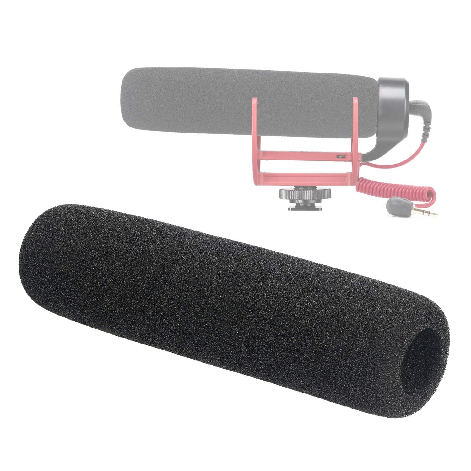 Rode Deadcat Windscreen Foam for Rode VideoMic Go Camera Microphone, Indoor Mic Windshield Pop Filter by SUNMON