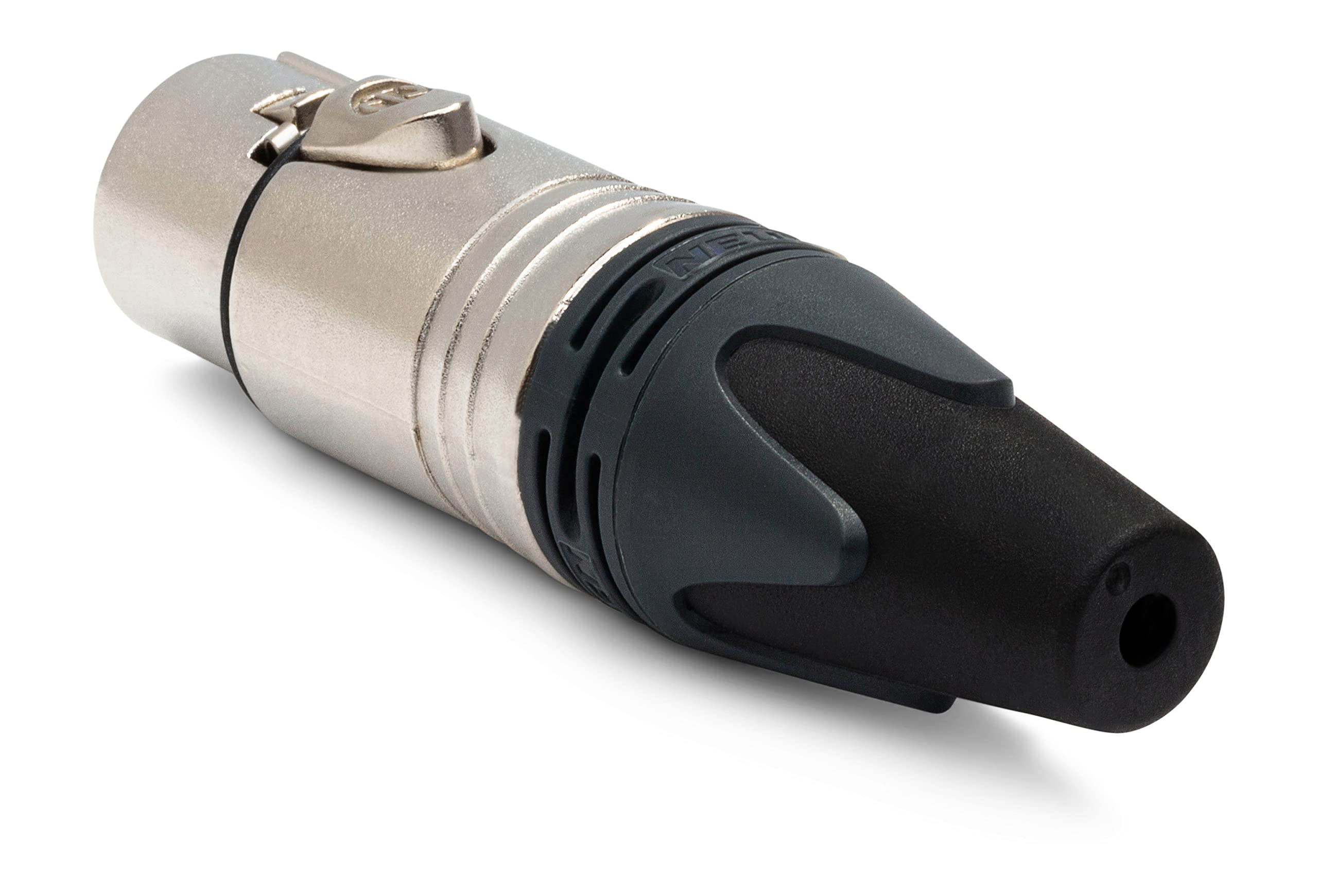 Neutrik Nc3Fxx 3-Pin Xlrf Cable Connector, Nickel Housing With Silver Contacts