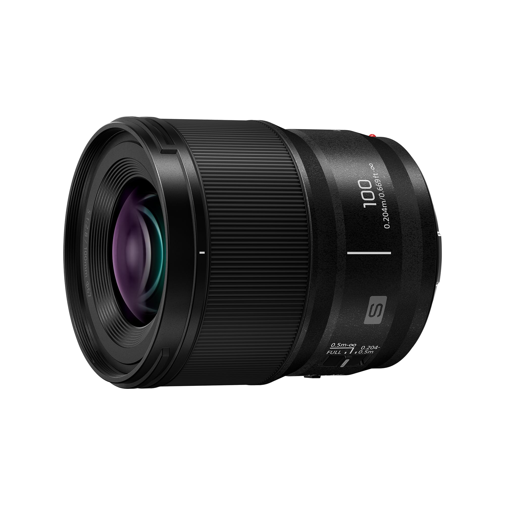 Panasonic LUMIX Full Frame Camera Lens, S 100mm F2.8 Macro - S-E100J