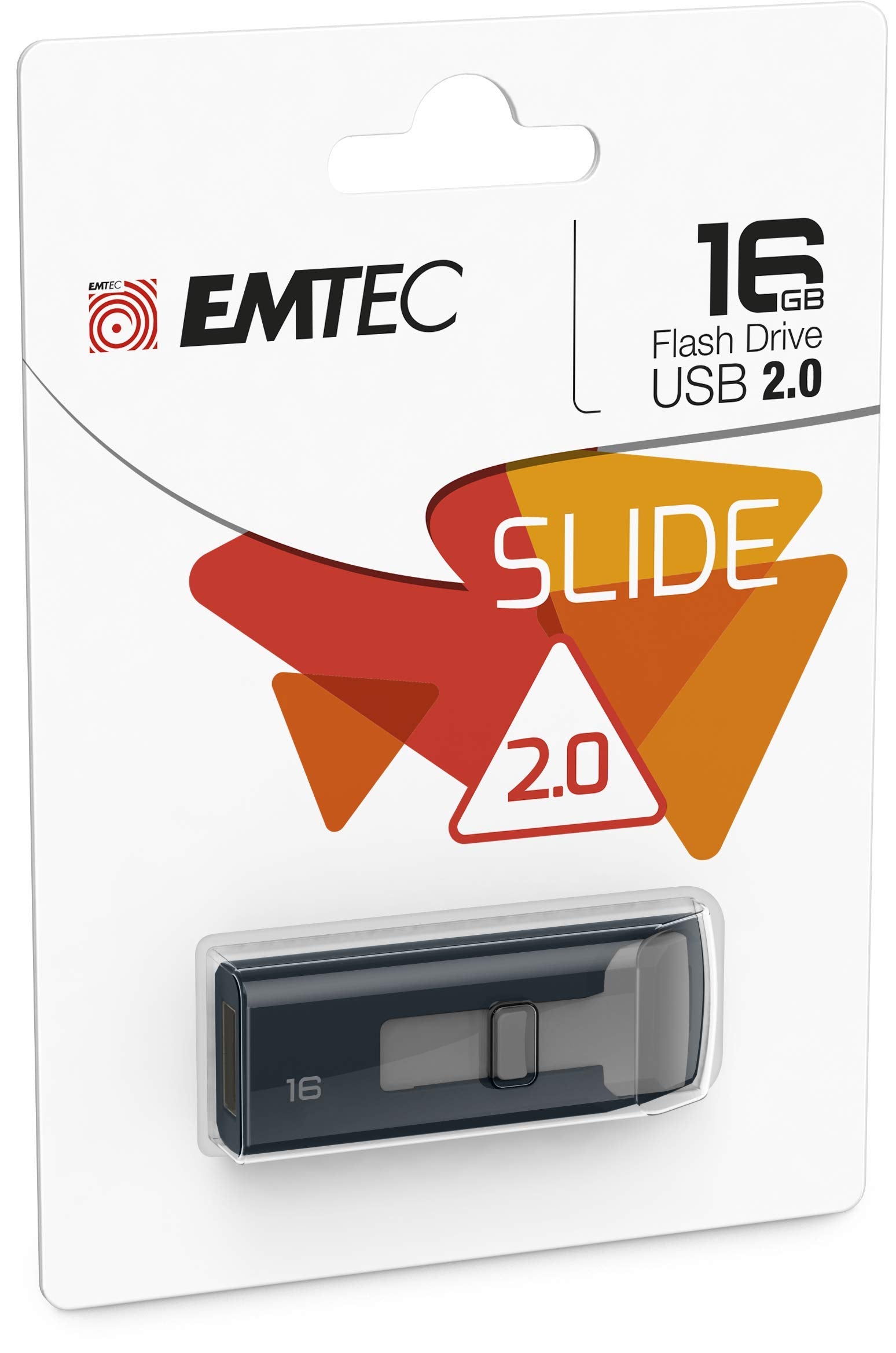 Emtec Ecmmd16Gc452P3 Flash Drive   16Gb C452 Slide44; Pack Of 3