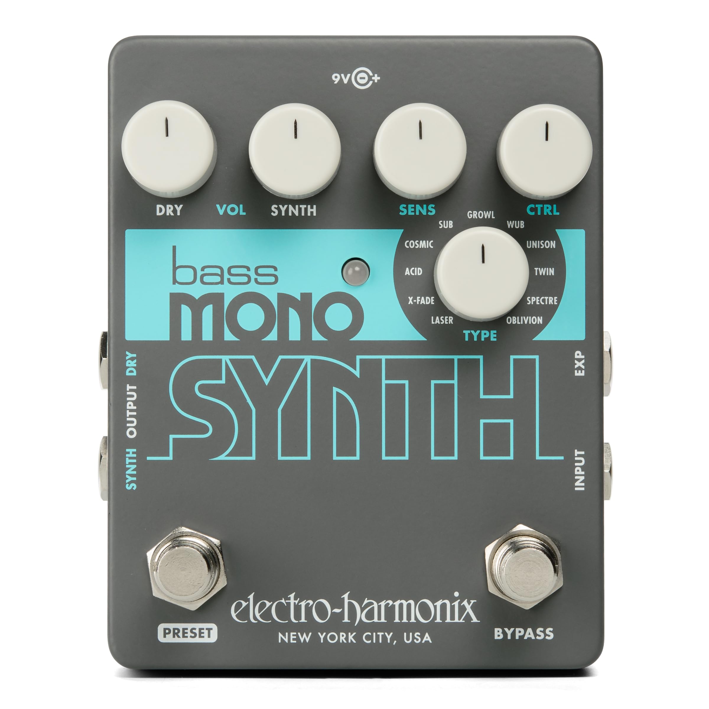 Electro Harmonix Bass Mono Synth Bass Synthesizer Pedal