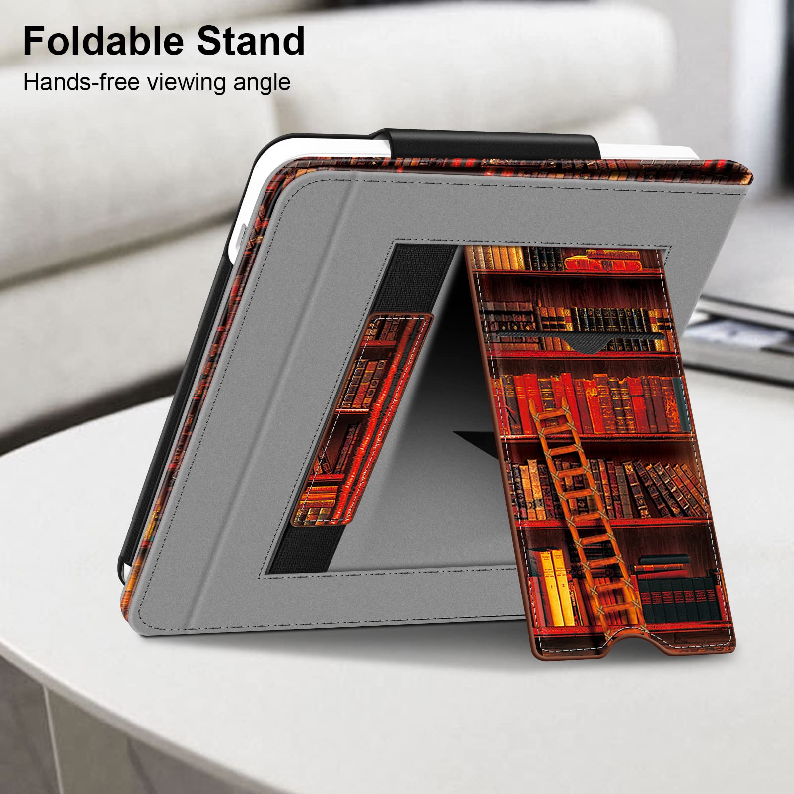 Fintie Stand Case For 7 Kobo Libra Colour (2024) / Kobo Libra 2 (2021) Ereader - Premium Pu Leather Stand Cover Auto Sleep/Wake