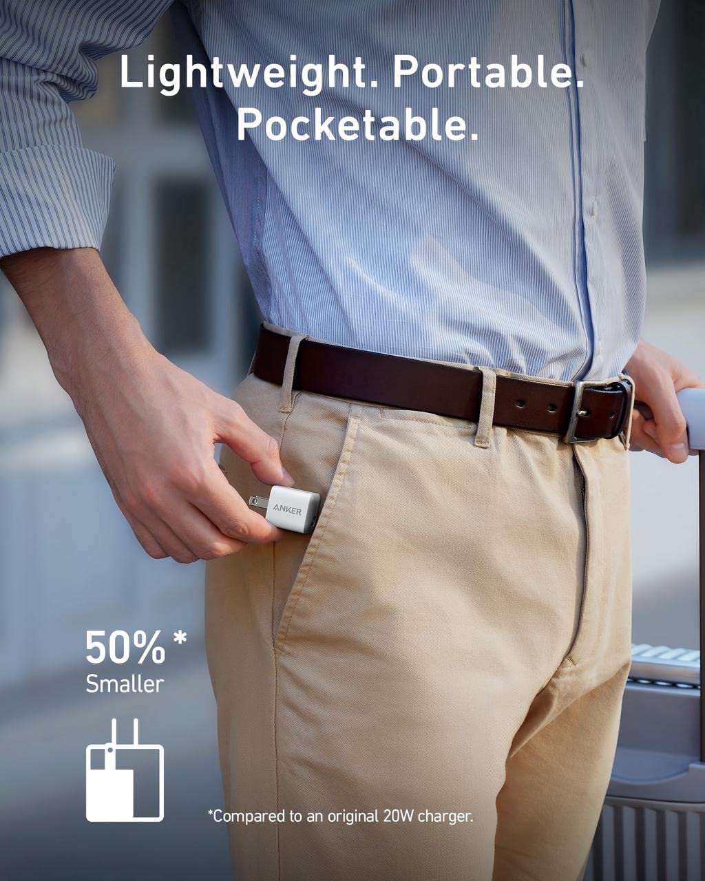 Anker Usb C Charger Block 20W, 511 Charger ( Nano ), Piq 3.0 Durable Compact Fast Charger With 6Feet Usb C To Lightning Cable (M